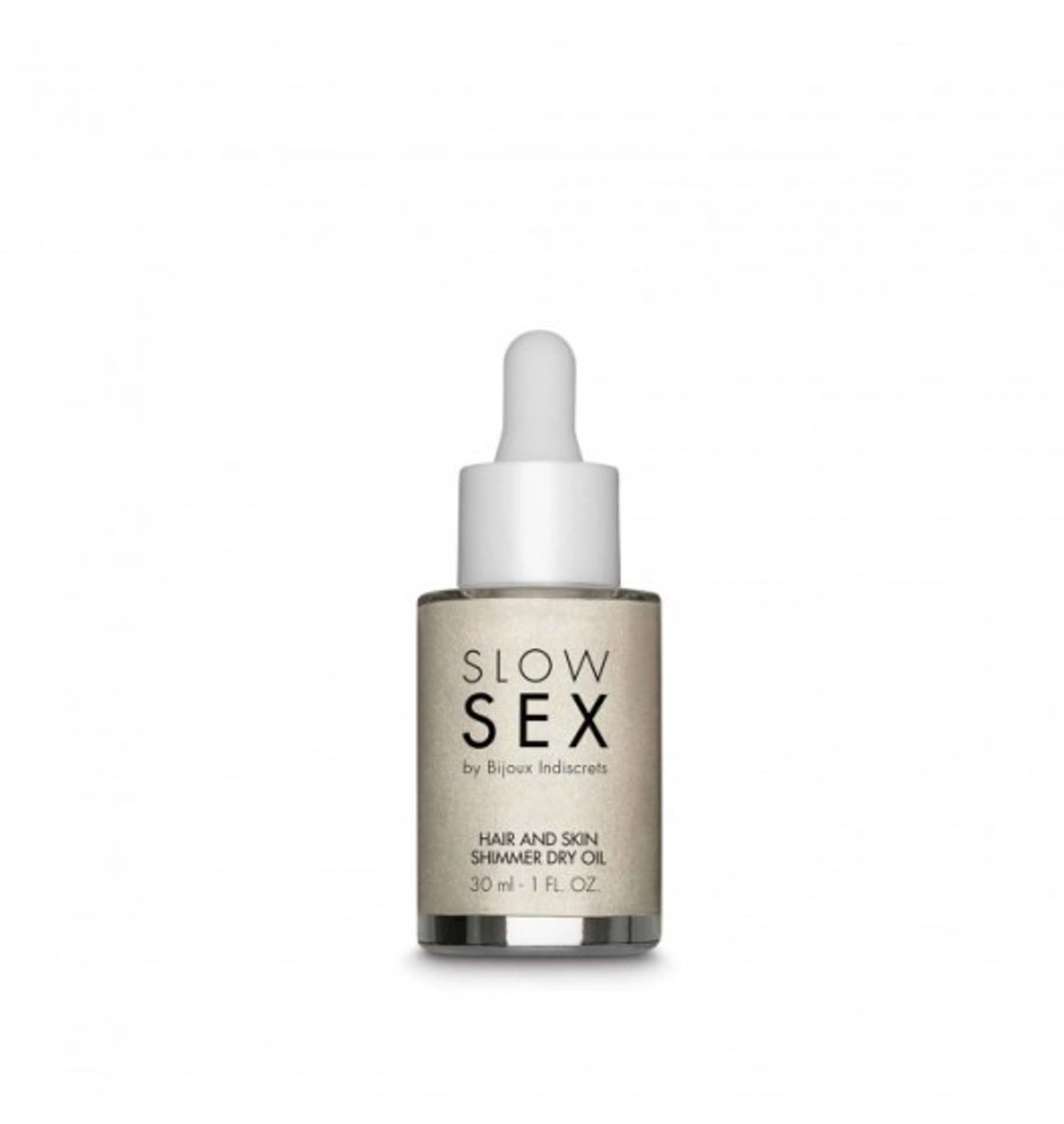 

Slow Sex Hair and Skin Shimmer Dry Oil