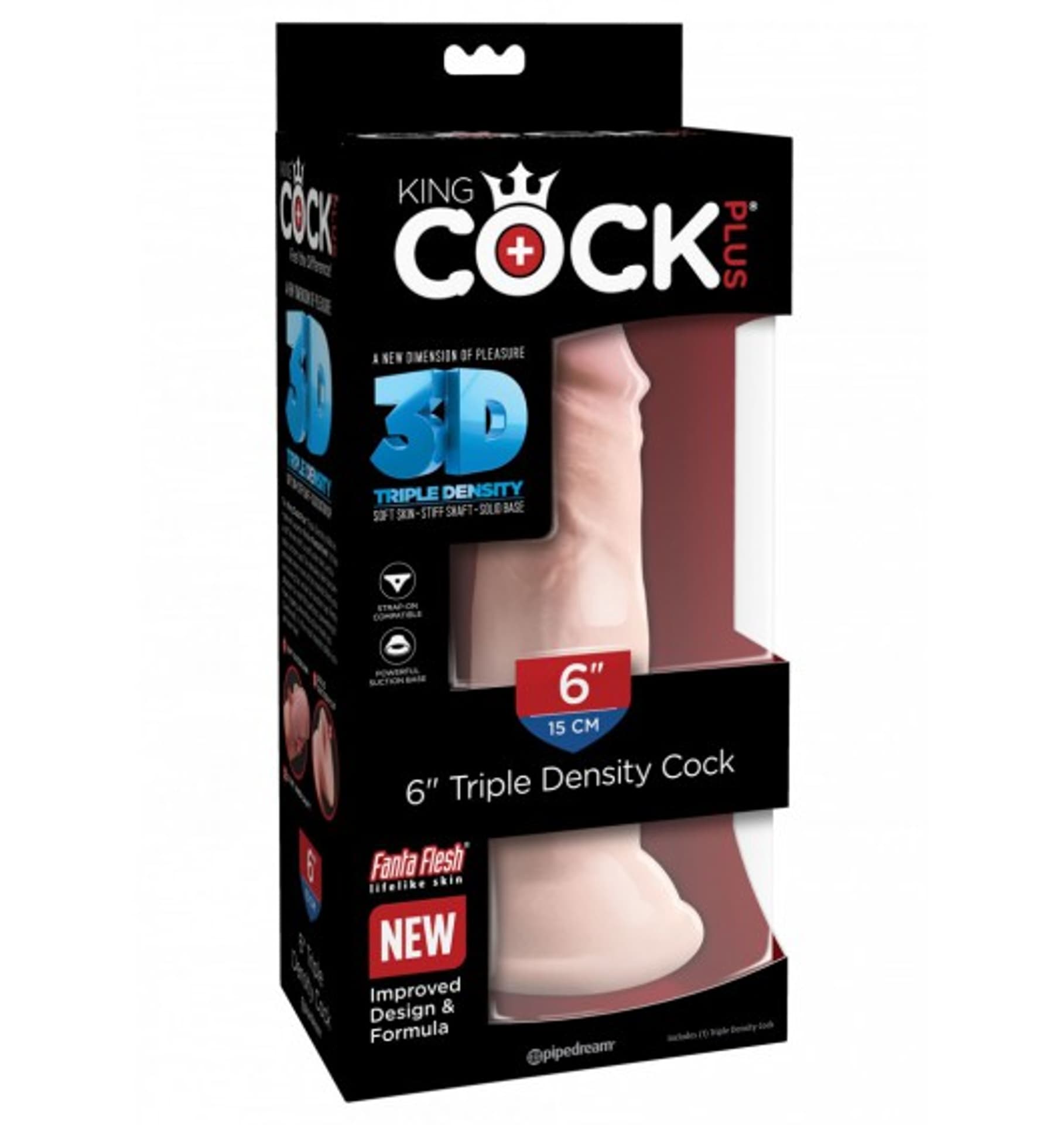 

King Cock Plus 6" Triple Density Cock