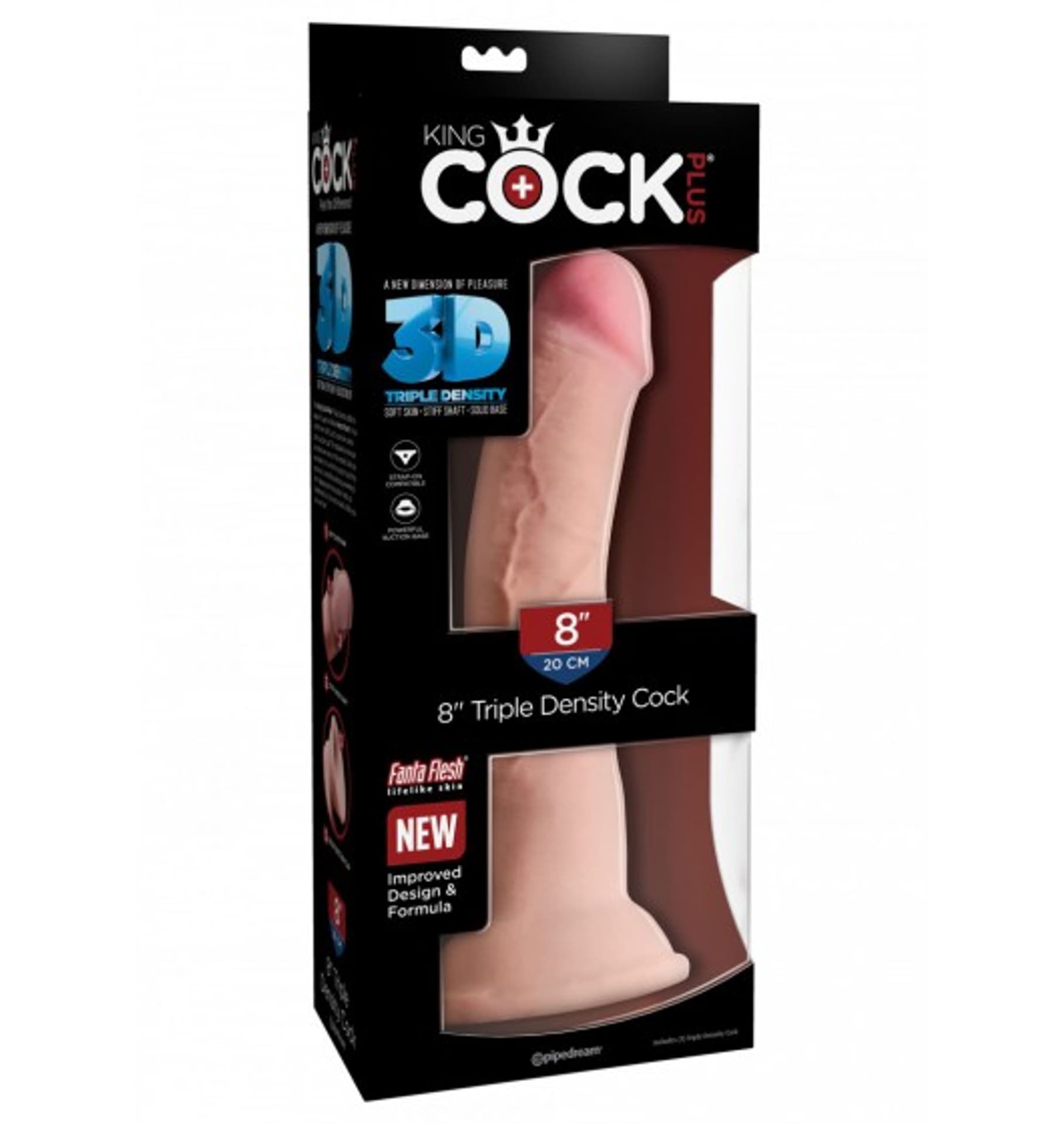 

King Cock Plus 8" Triple Density Cock