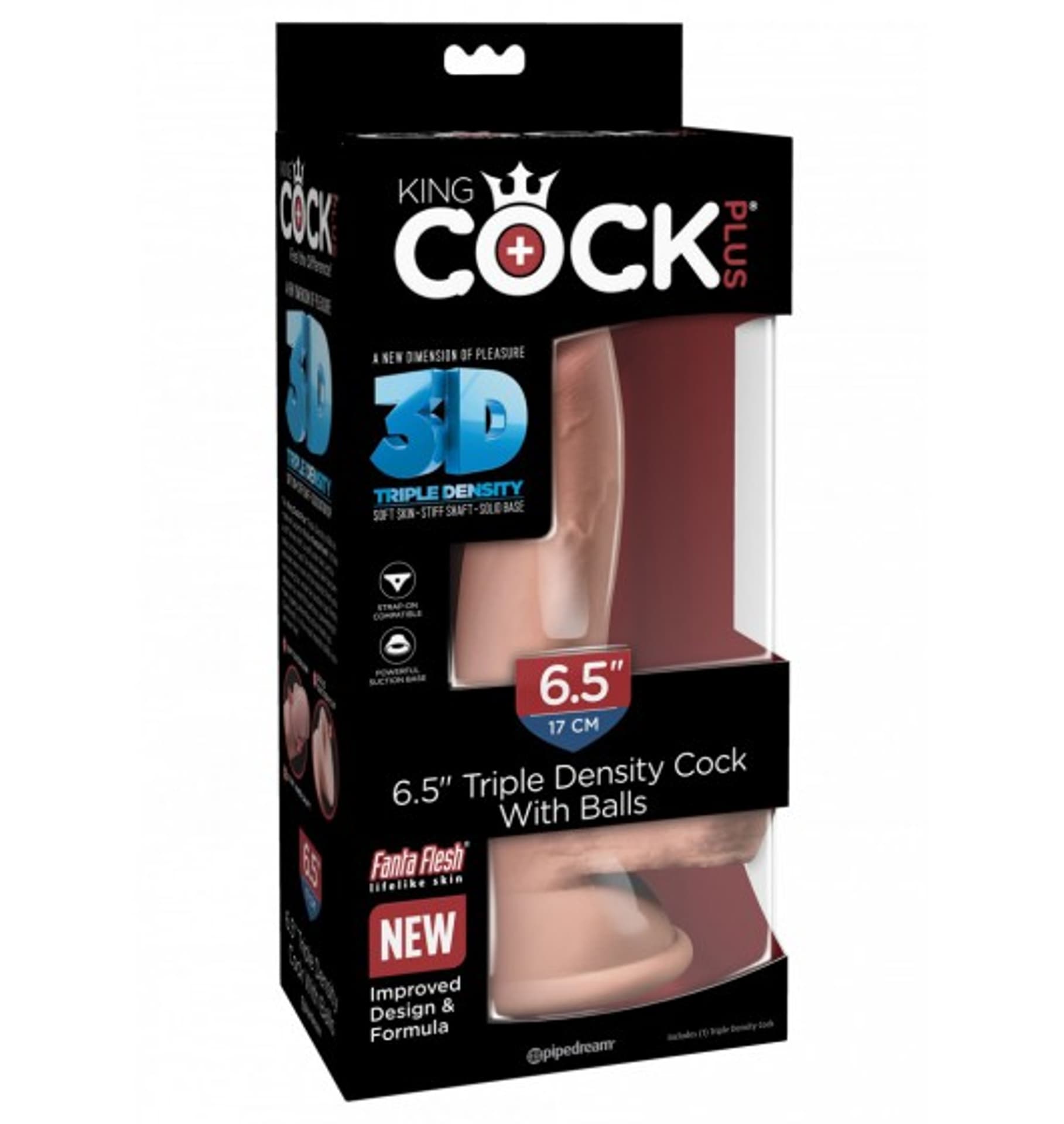 

King Cock Plus 6,5" Triple Density Cock with Balls