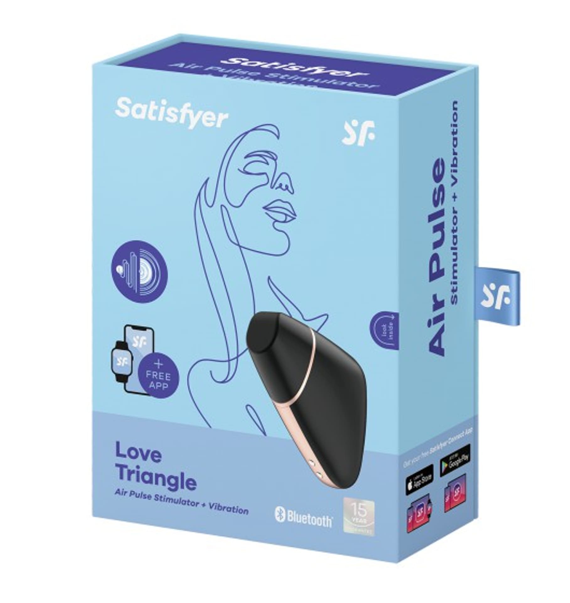 

Satisfyer Love triangle black incl. Bluetooth and App