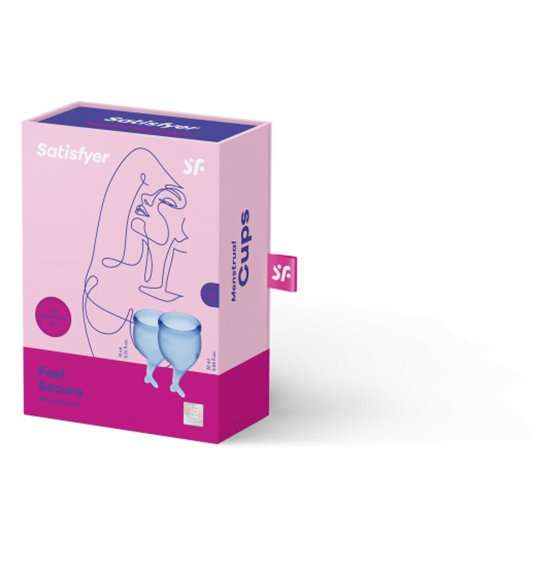 

Feel Secure Menstrual Cup Set Dark Blue