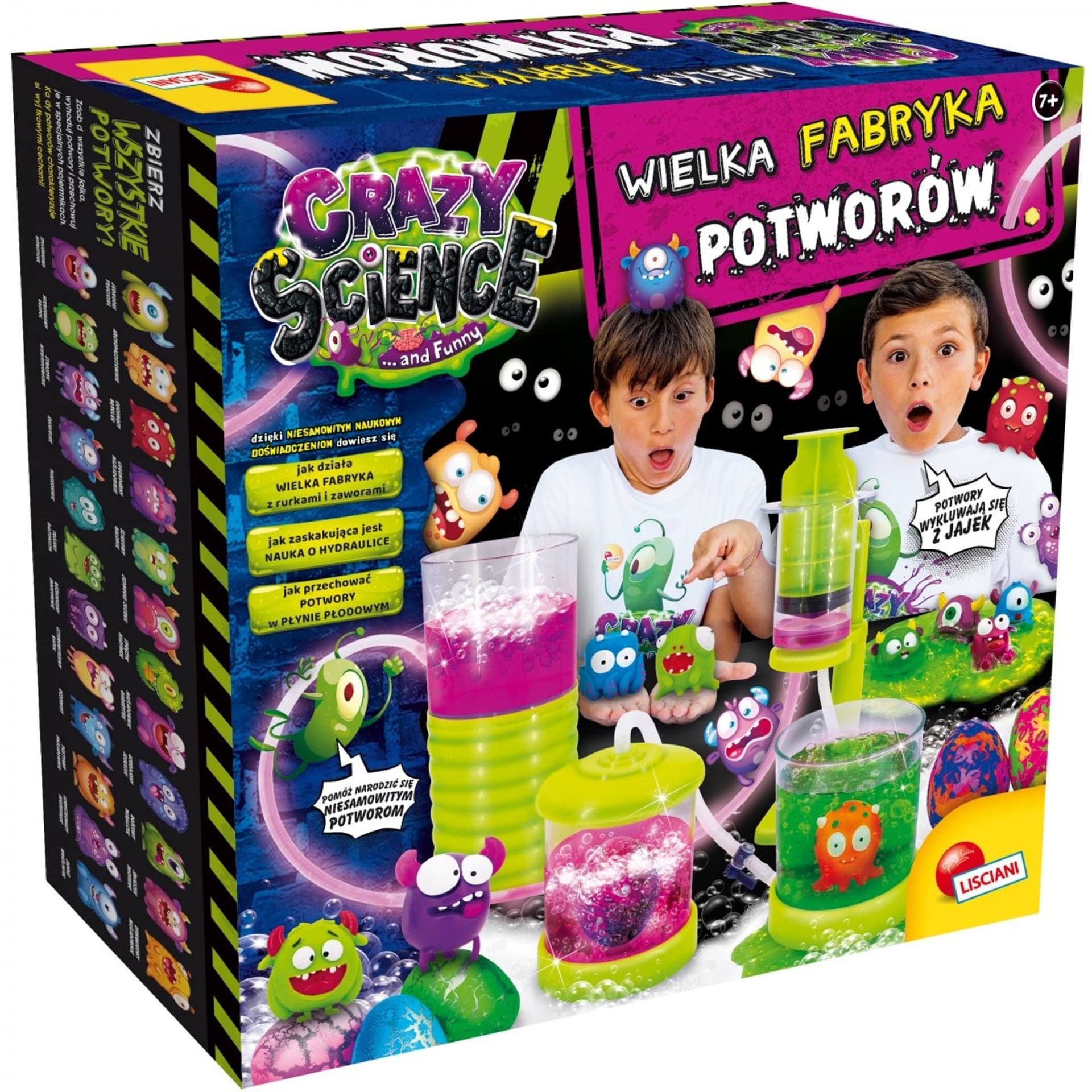 

Zestaw edukacyjny Crazy Science Wielka fabryka potworów