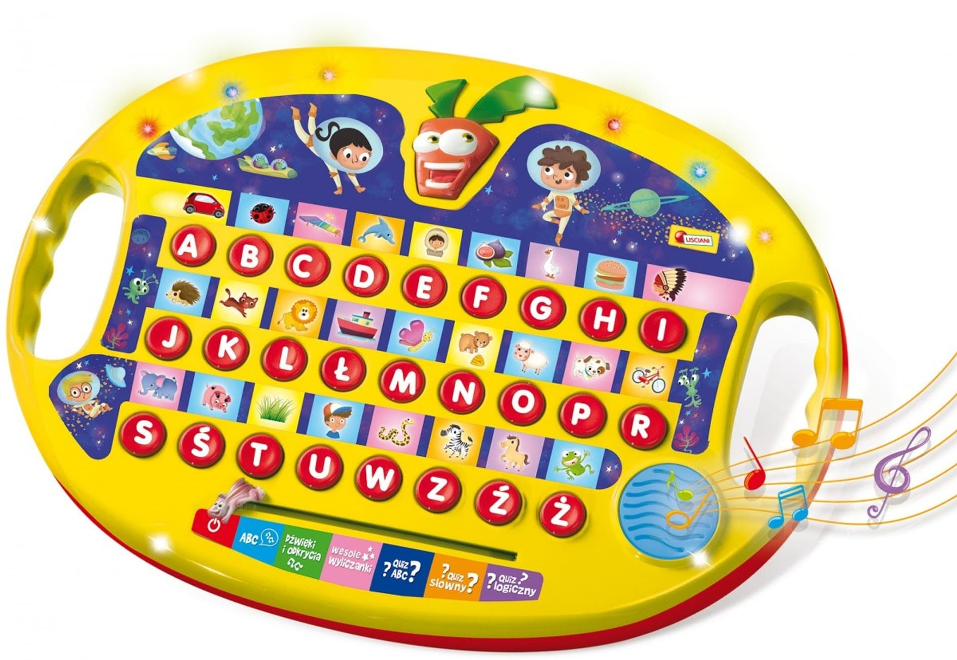 

Zabawka edukacyjna Carotina Kosmiczny alfabet