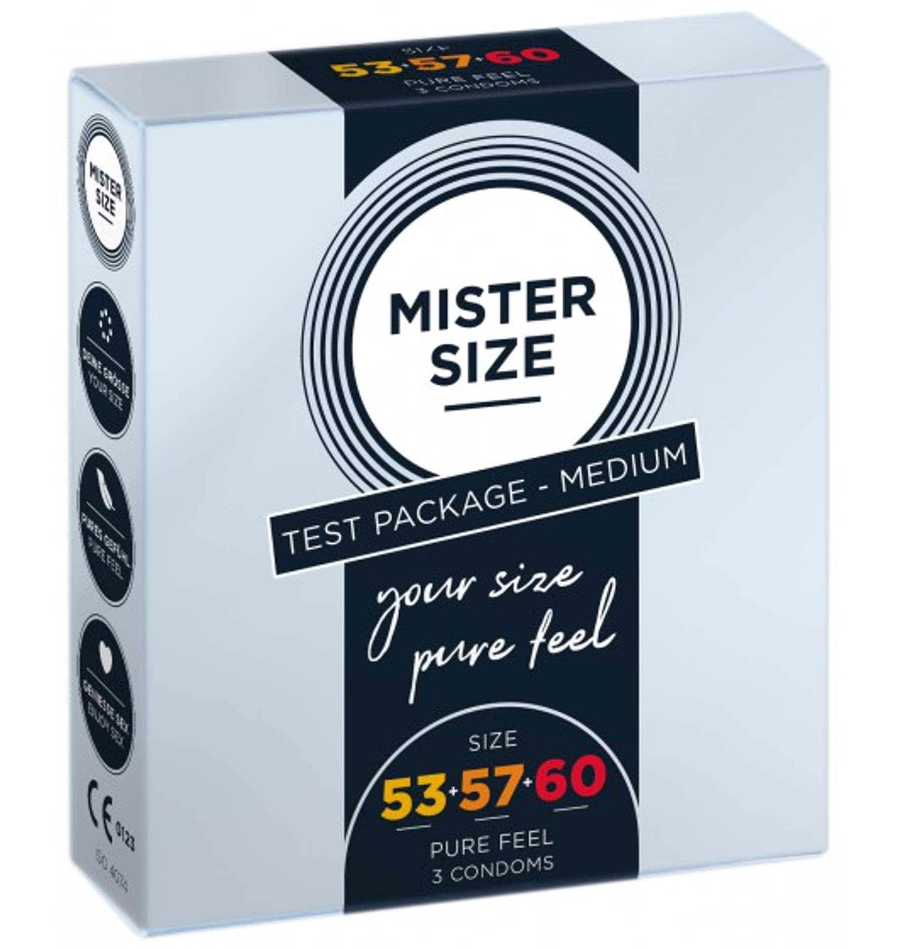 

Mister.Size Testbox 53-57-60 3 Condoms