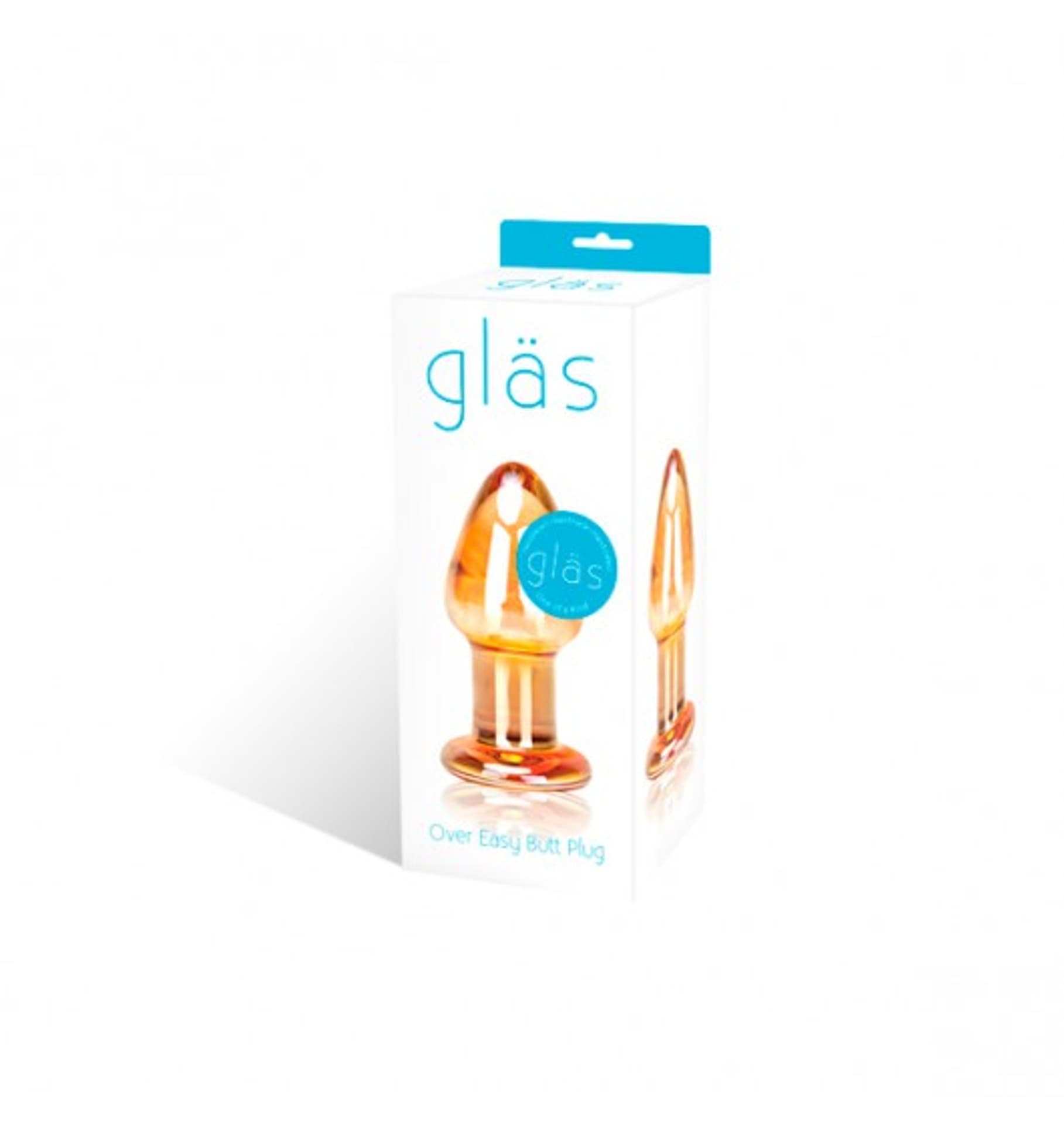 

Glas - Over Easy Glass Butt Plug