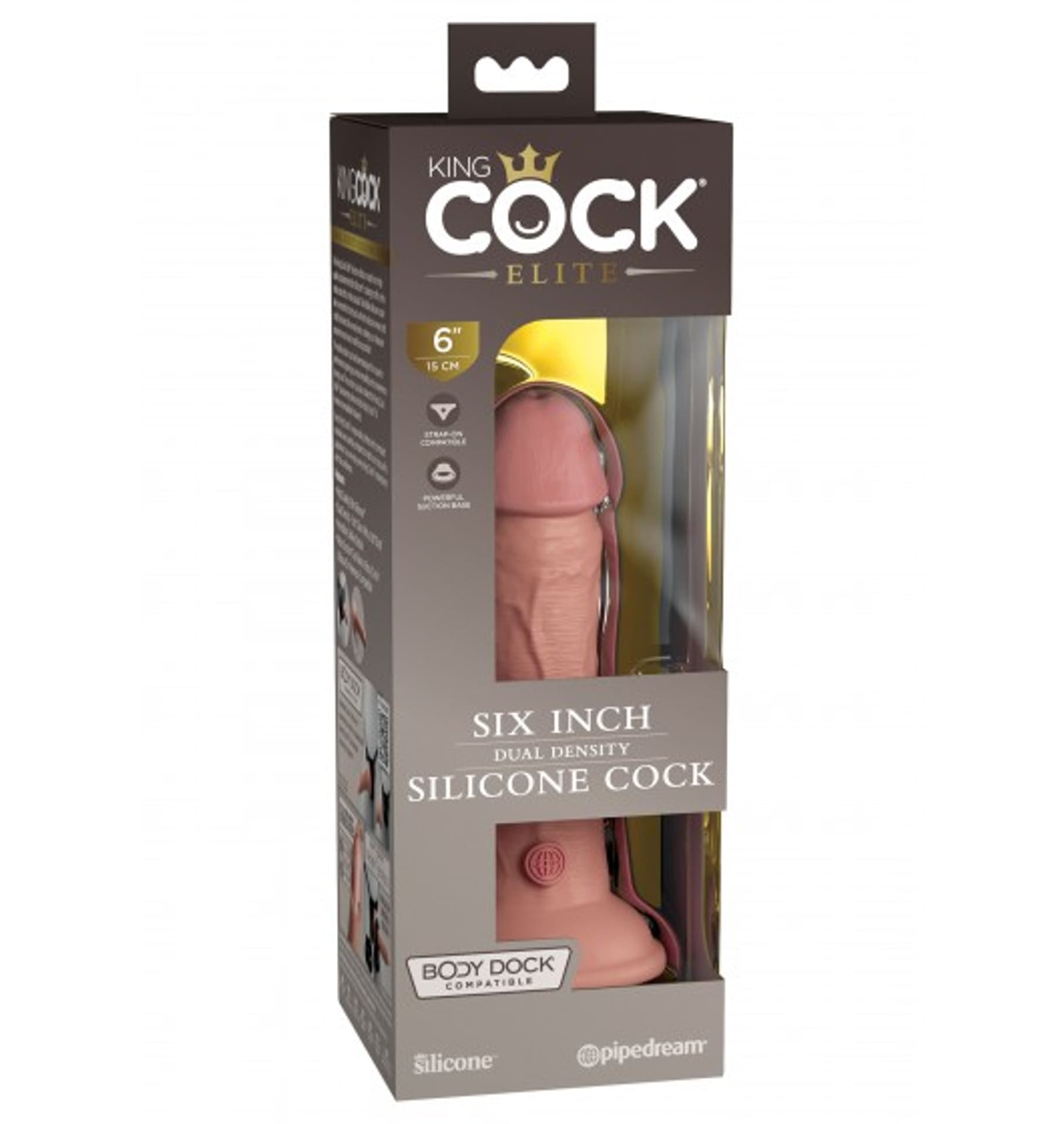 

6 Inch Dual Density Silicone Cock Light