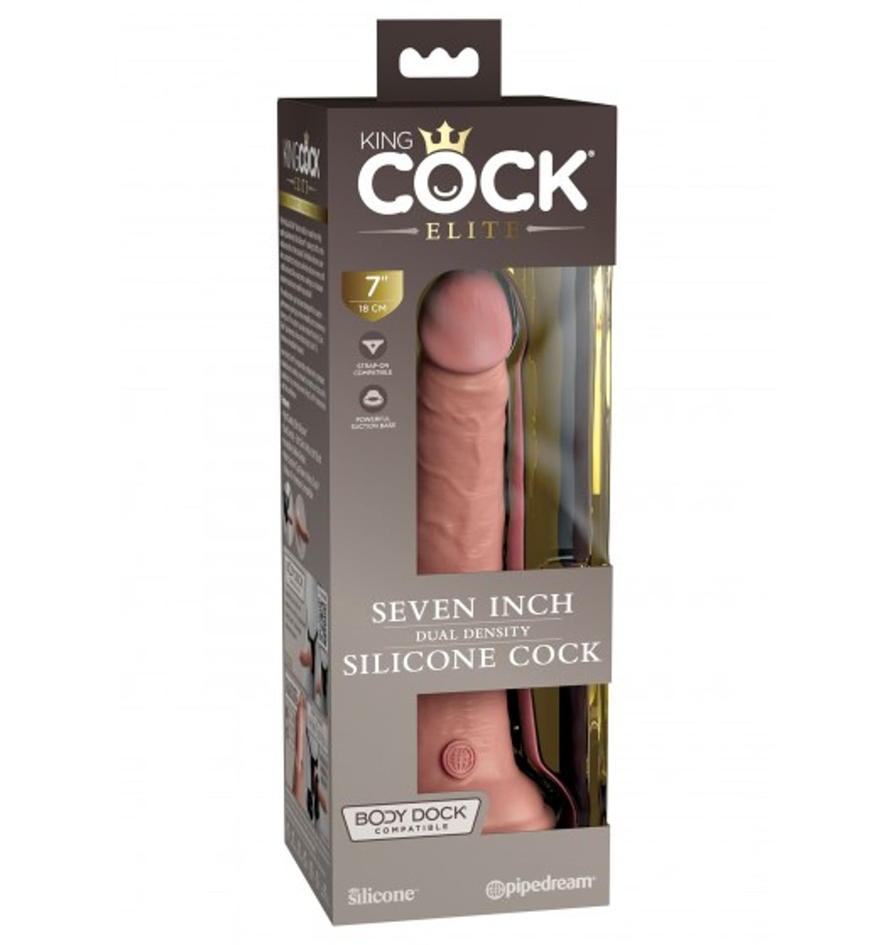 

7 Inch Dual Density Silicone Cock Light