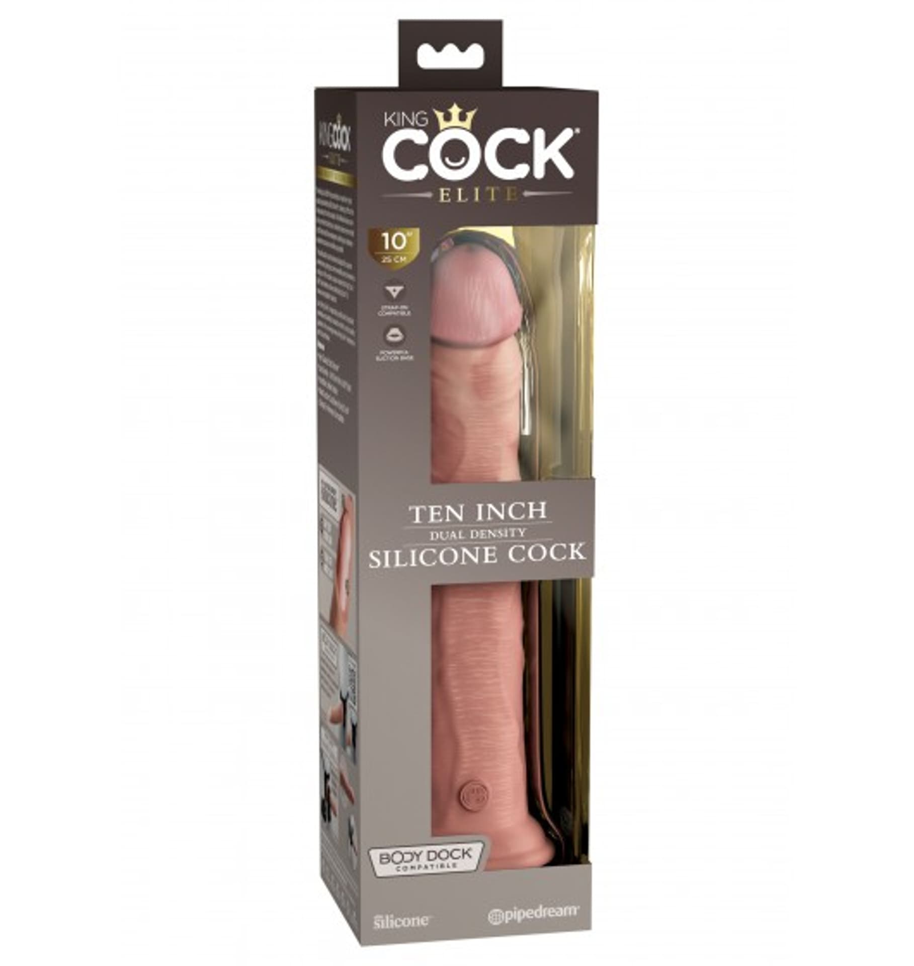 

10 Inch Dual Density Silicone Cock Light