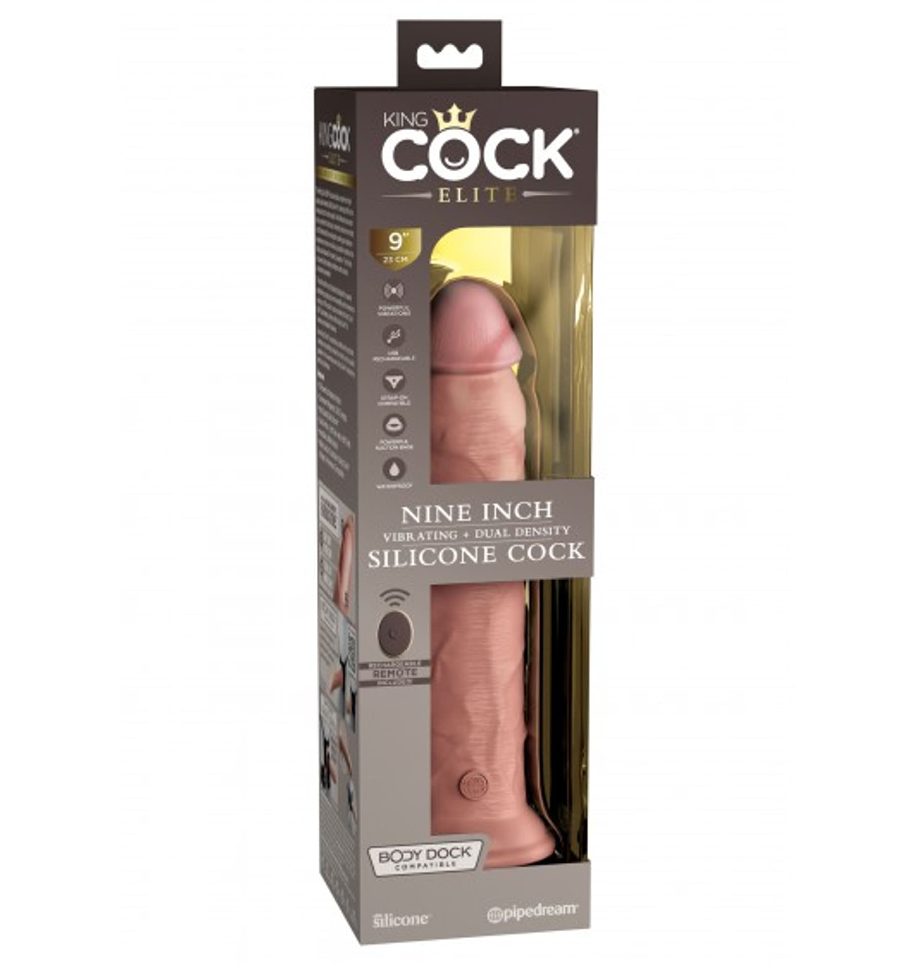 

9 Inch Dual Density Vibe Cock Light