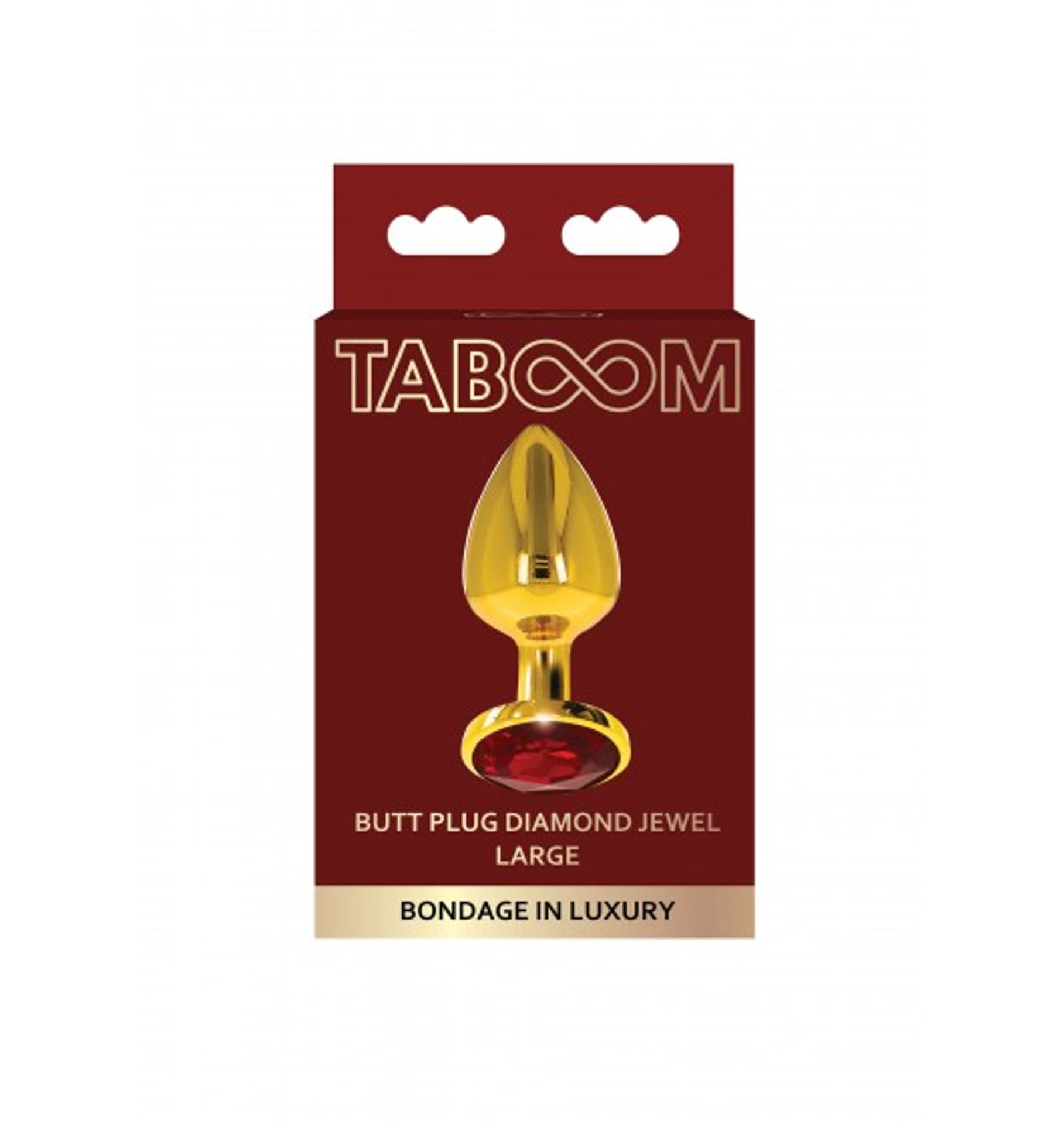 

Taboom Butt Plug With Diamond Jewel Gold L