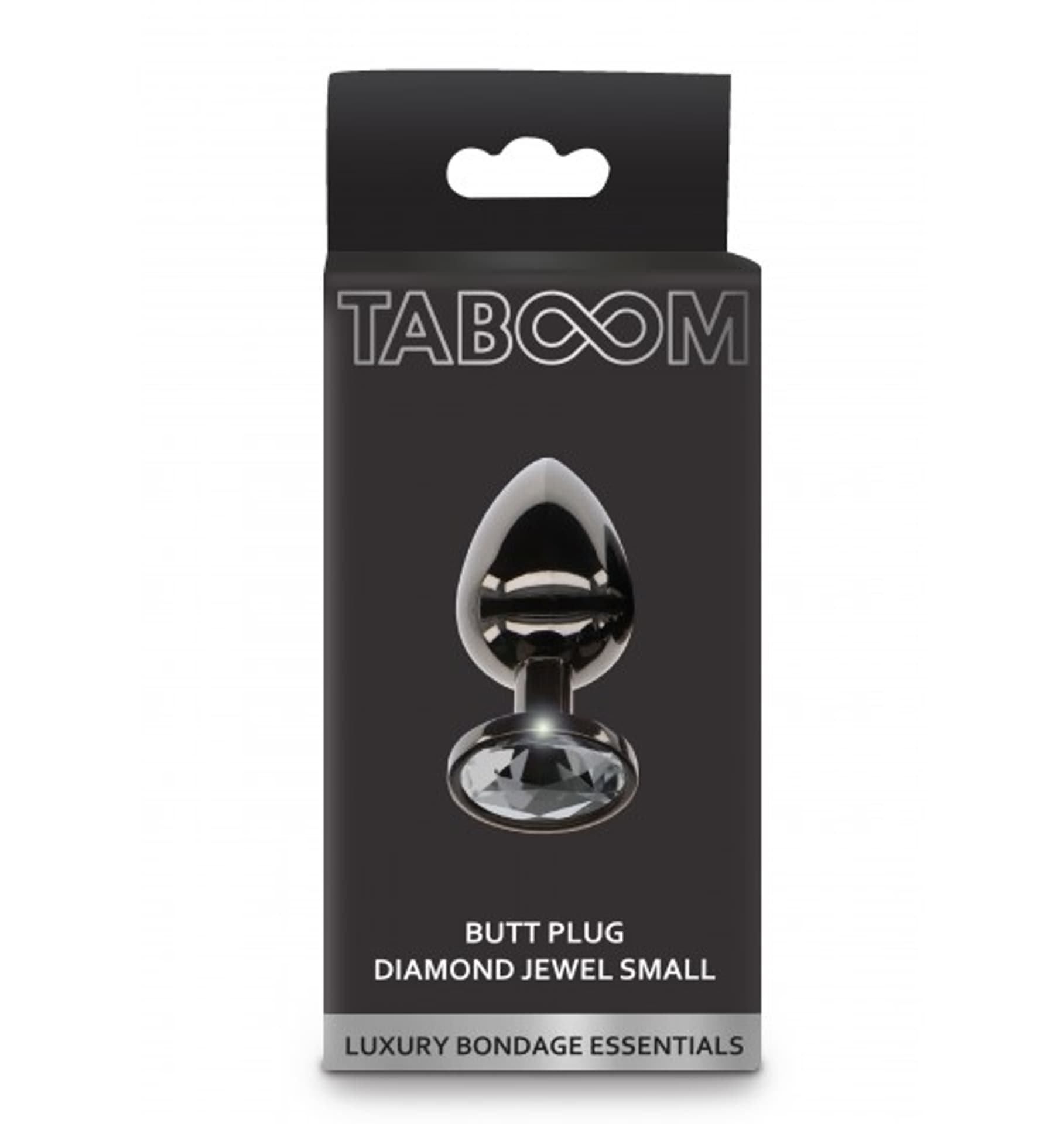 

Taboom Butt Plug With Diamond Jewel Silver S