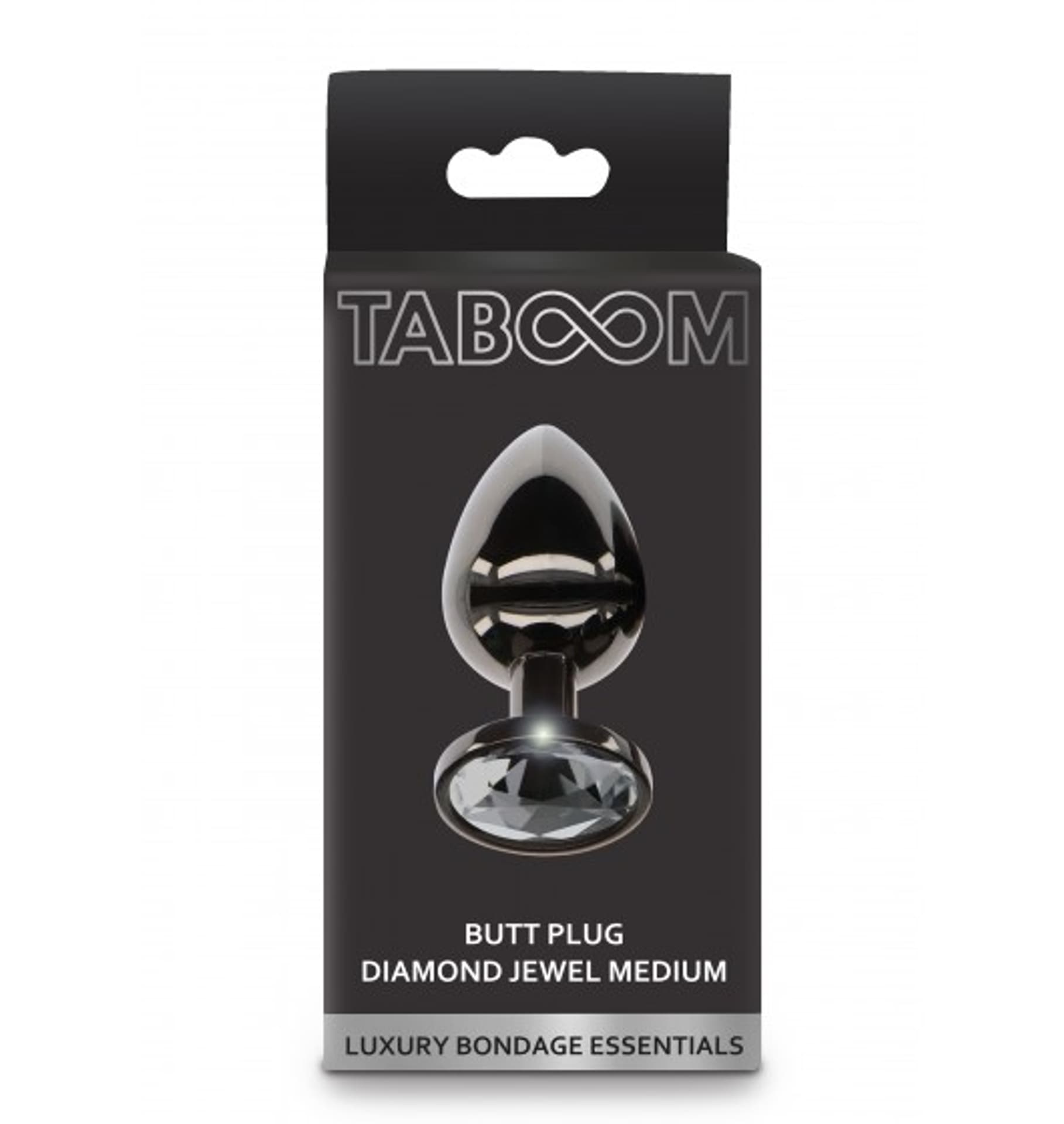 

Taboom Butt Plug With Diamond Jewel Silver M