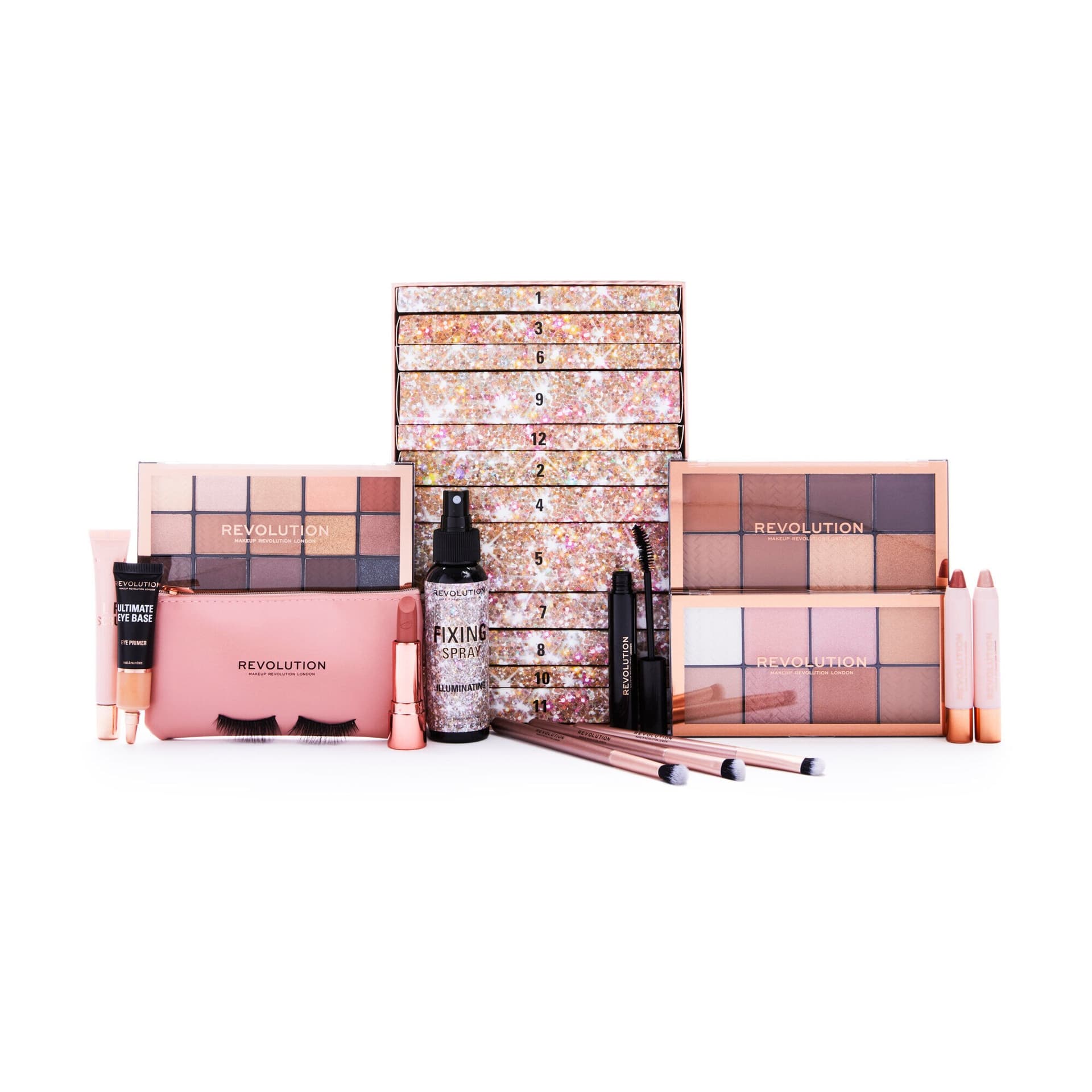 

Makeup Revolution Zestaw świąteczny Ultimate Glamour - Kalendarz Adwentowy 12 dni 1op.