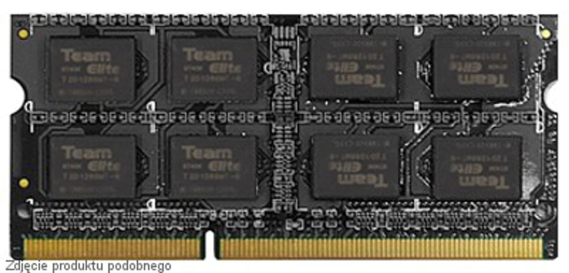 

Pamięć TEAM GROUP SODIMM DDR3 4GB 1600MHz 28tRAS 1.5V SINGLE