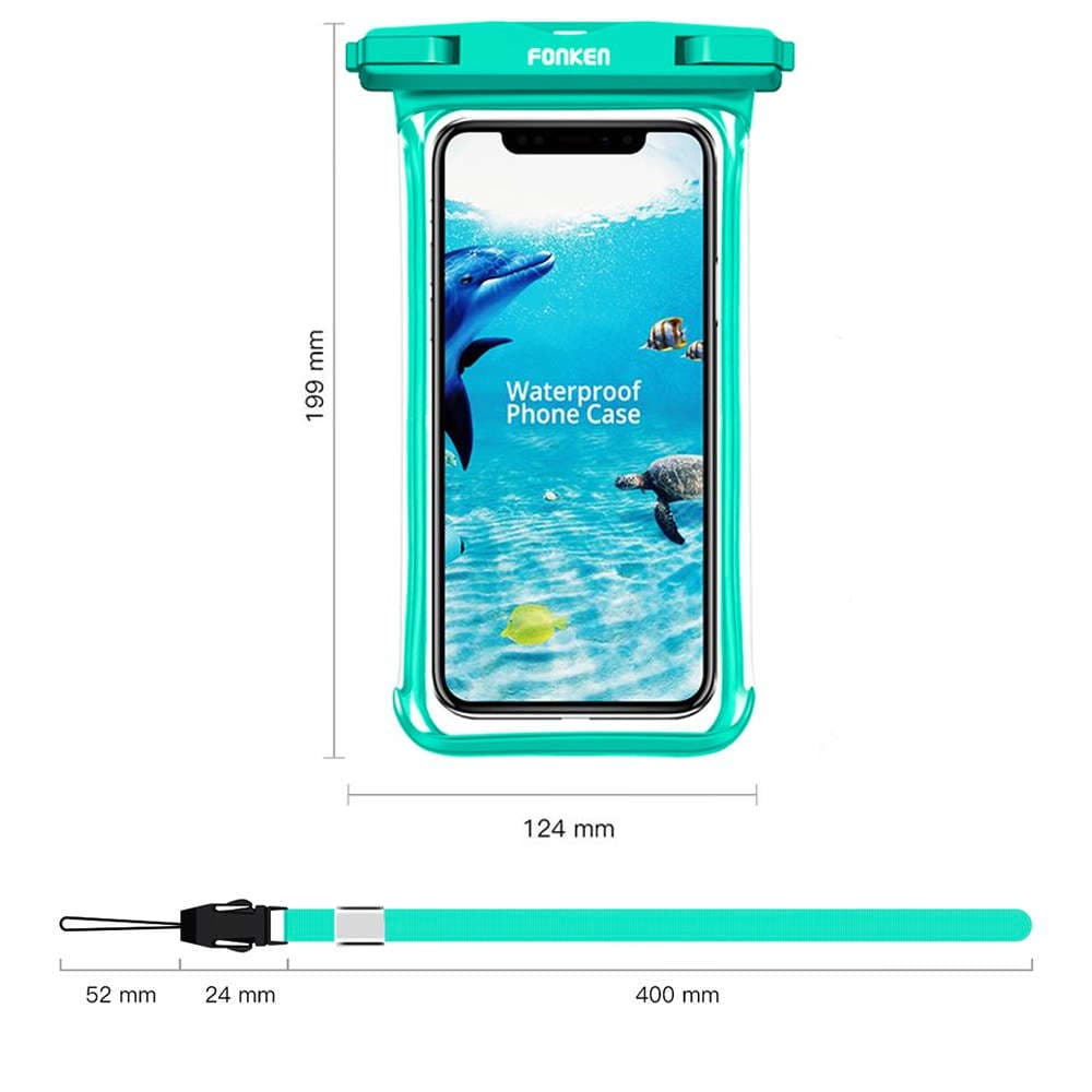 

Etui wodoodporne Fonken wodoszczelne uniwersalne IPX8 do 6.5 Zielone