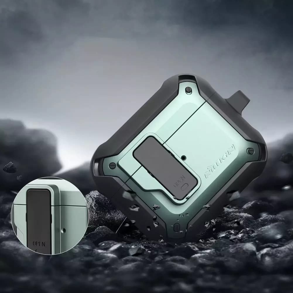 

Nillkin Bounce Case etui do AirPods 3 pancerny pokrowiec na słuchawki niebieski
