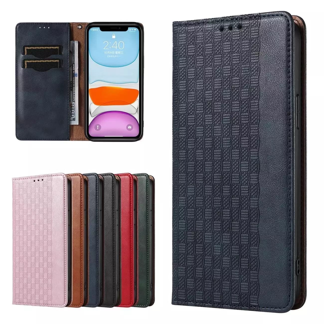 

Magnet Strap Case etui do iPhone 13 mini pokrowiec portfel + mini smycz zawieszka niebieski