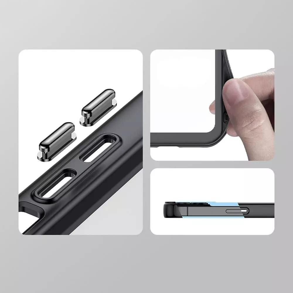 

Outer Space Case etui do iPhone 13 sztywny pokrowiec z żelową ramką niebieski