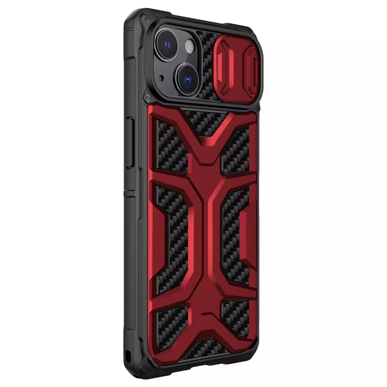 

Nillkin Adventruer Case etui do iPhone 13 pancerny pokrowiec z osłoną na aparat czerwony