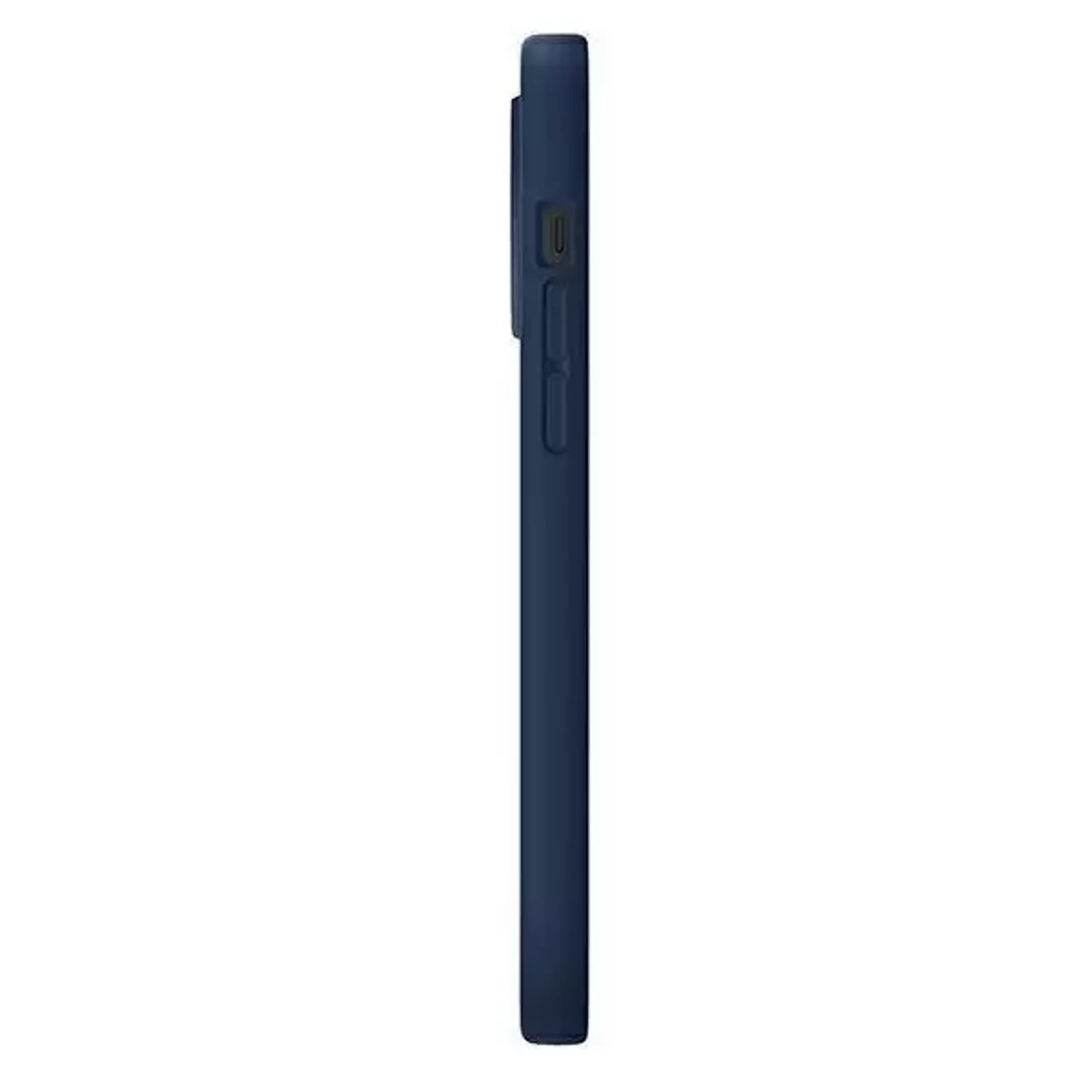 

UNIQ etui Lino iPhone 13 6,1" niebieski/marine blue
