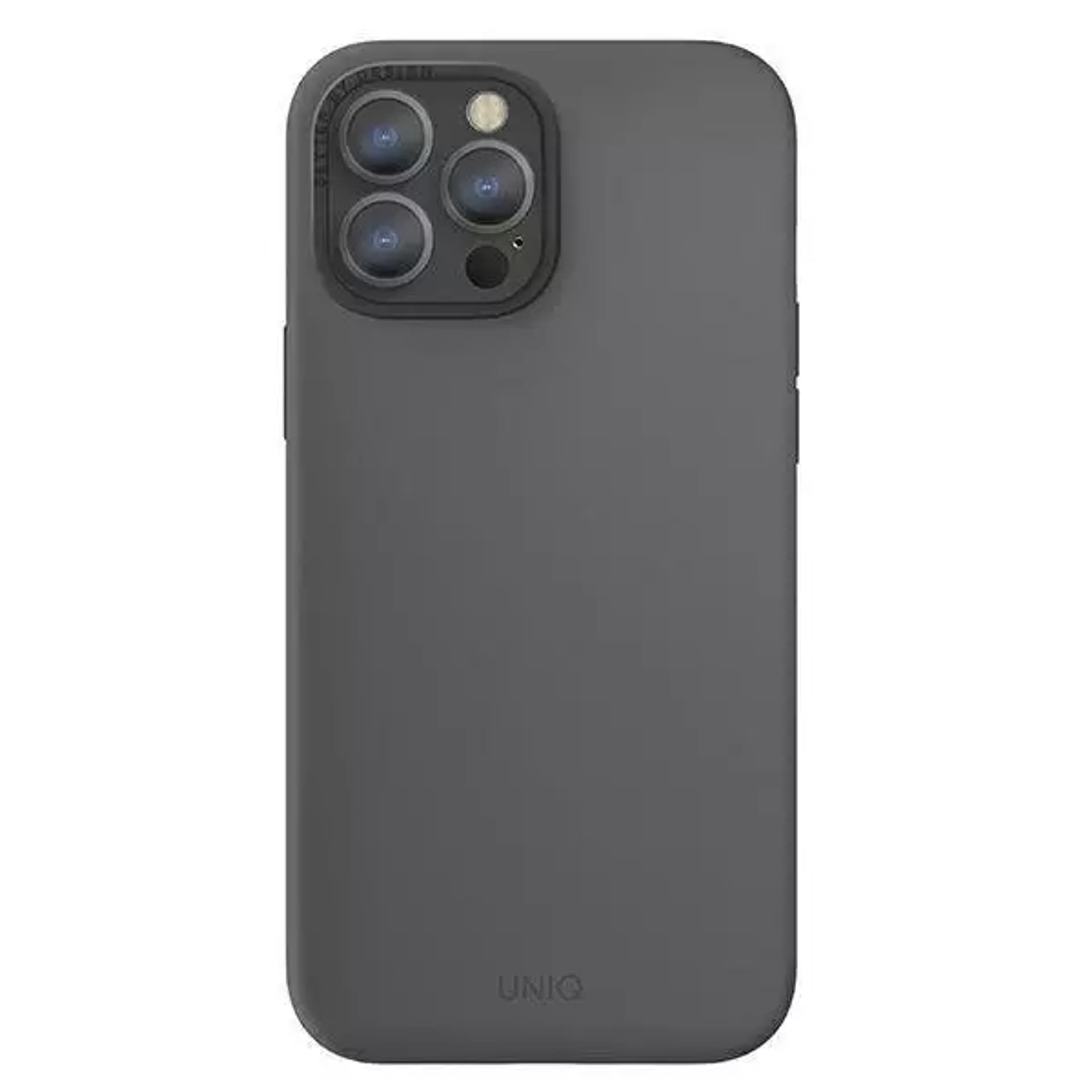 

UNIQ etui Lino Hue iPhone 13 Pro / 13 6,1" szary/charcoal grey MagSafe