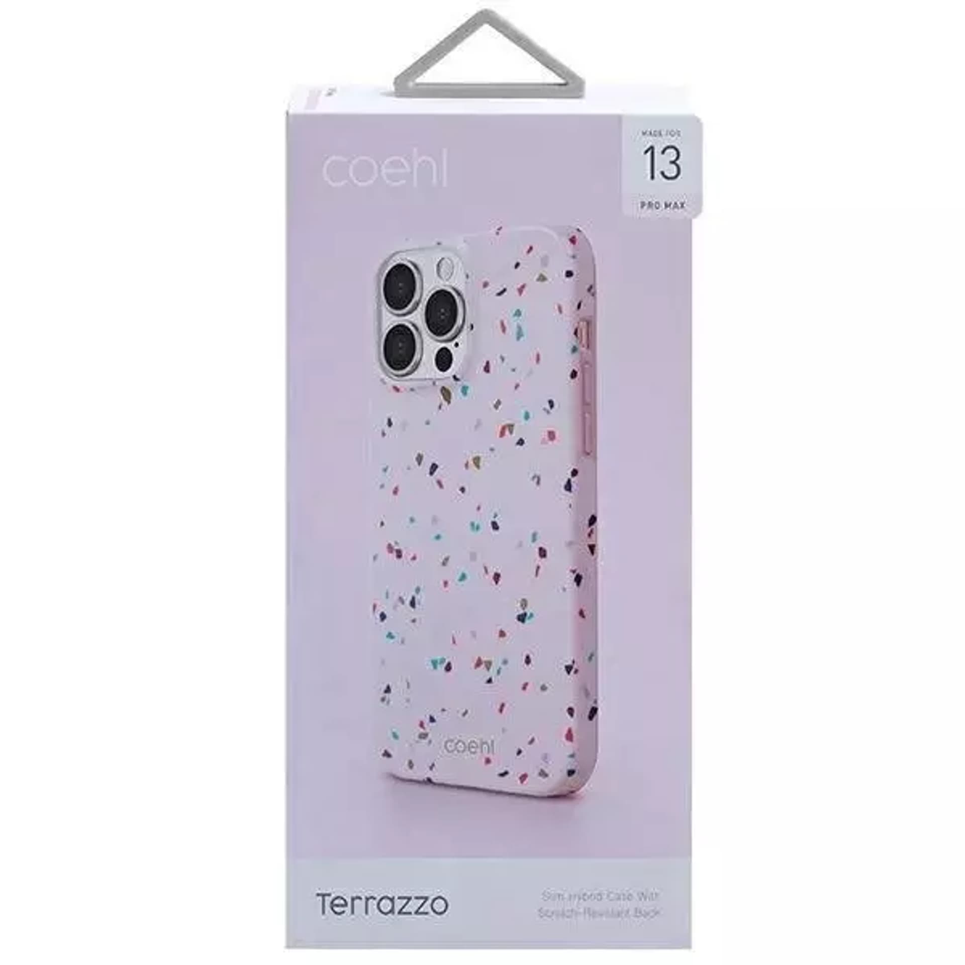 

UNIQ etui Coehl Terrazzo iPhone 13 Pro Max 6,7" różowy/blush pink