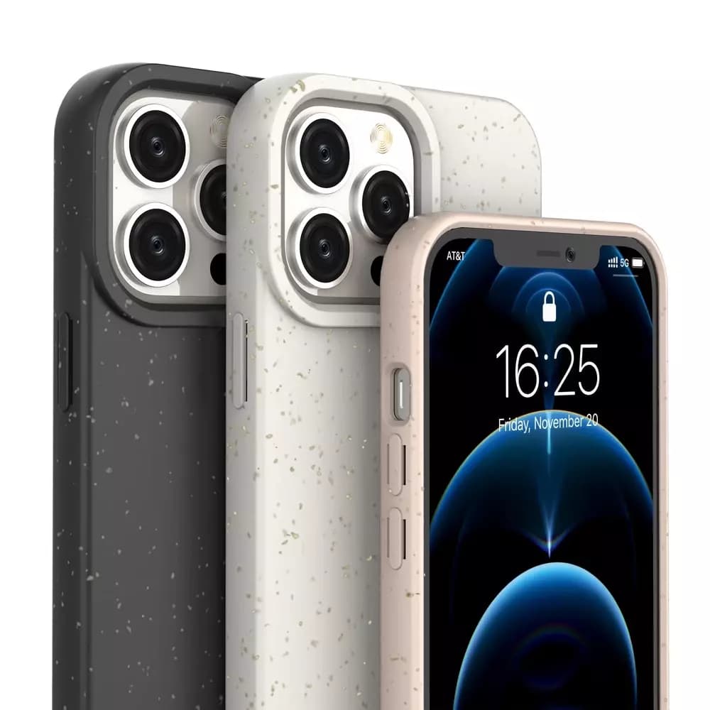 

Eco Case etui do iPhone 13 Pro Max silikonowy pokrowiec obudowa do telefonu czarny