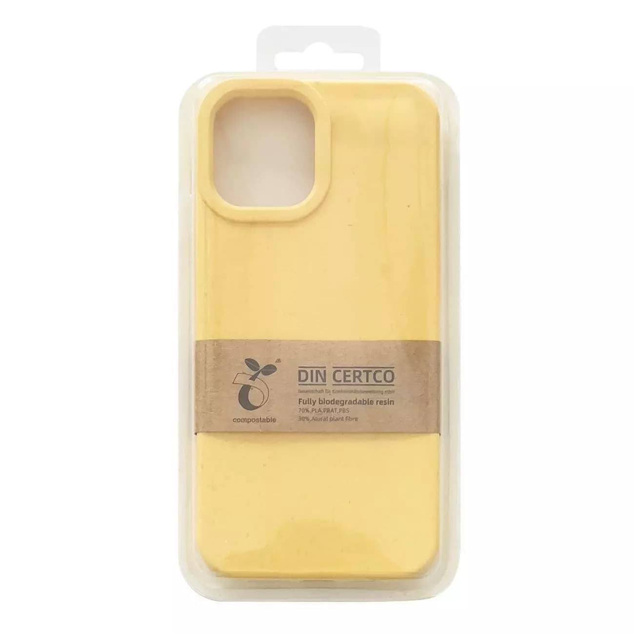 

Eco Case etui do iPhone 12 Pro Max silikonowy pokrowiec obudowa do telefonu żółty