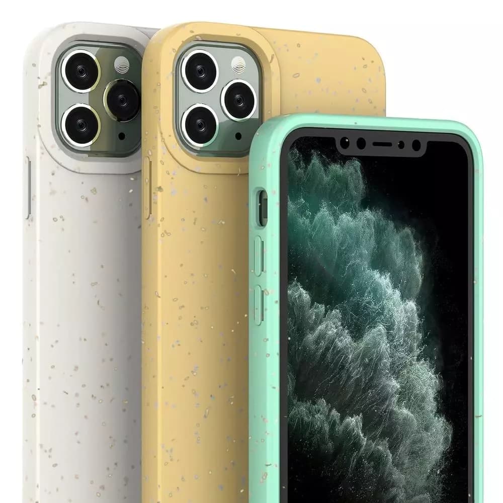 

Eco Case etui do iPhone 11 Pro Max silikonowy pokrowiec obudowa do telefonu żółty