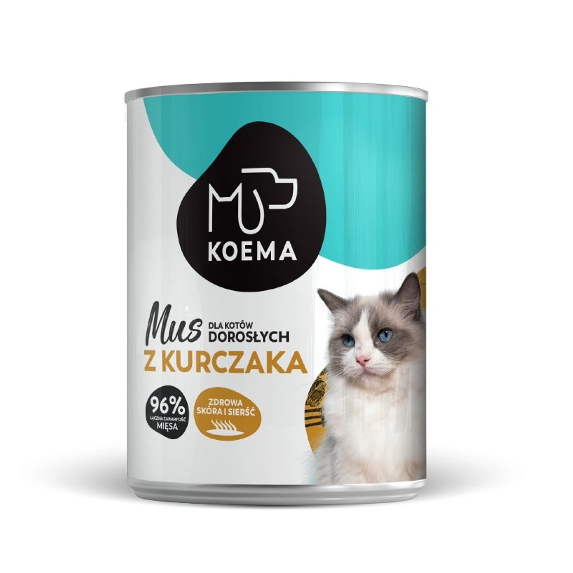 

Koema Mus kurczak 400g dla kota