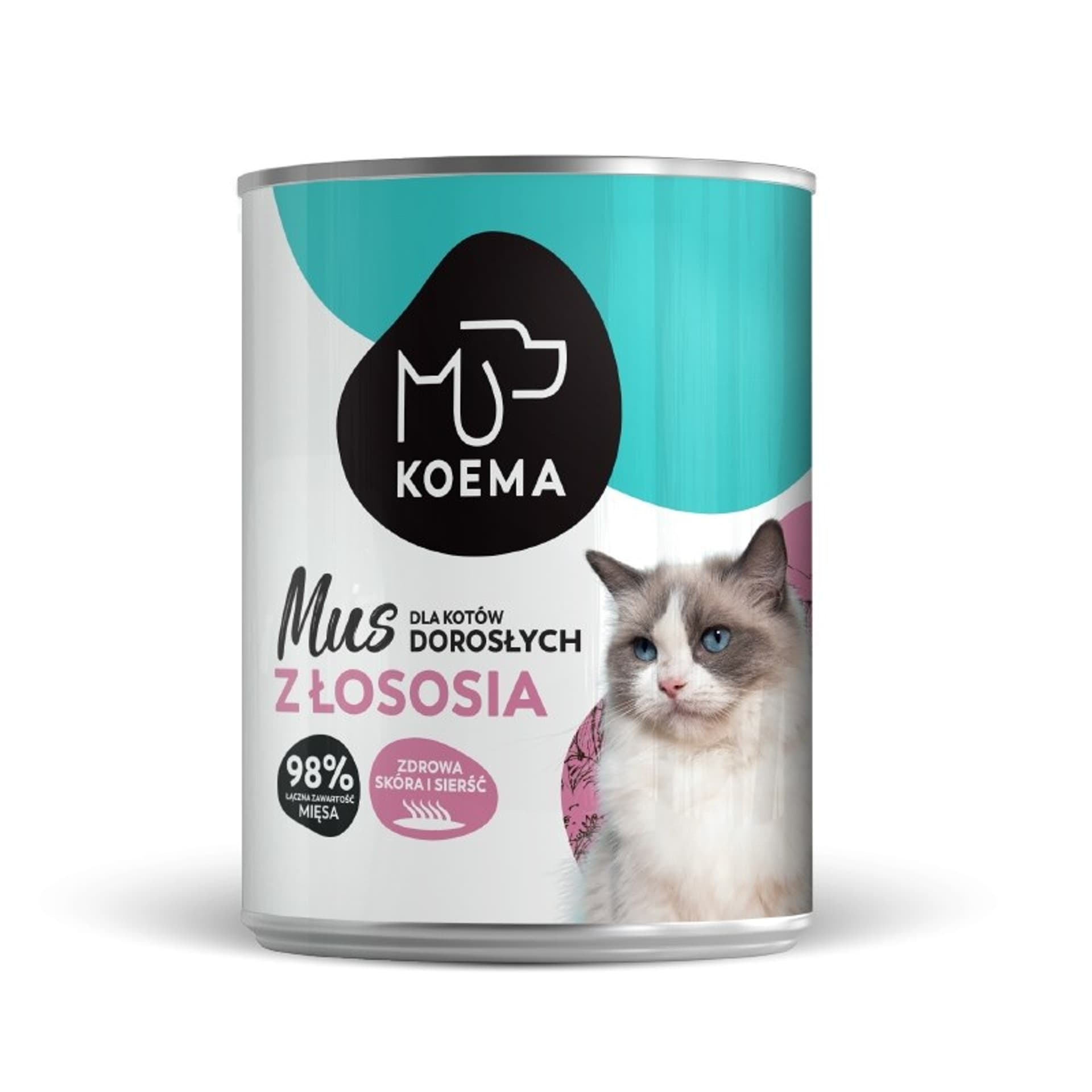 

Koema Mus łosoś 400g dla kota
