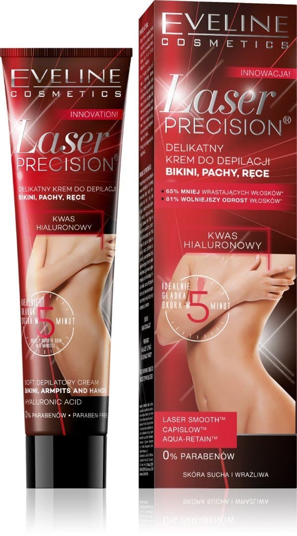 

Eveline Laser Precision Krem do depilacji bikini,pach i rąk 5-minutowy 125ml