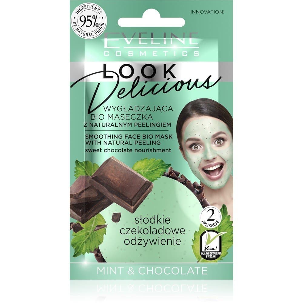 

Eveline Look Delicious Maseczka Wygładzająca Mięta+Czekolada