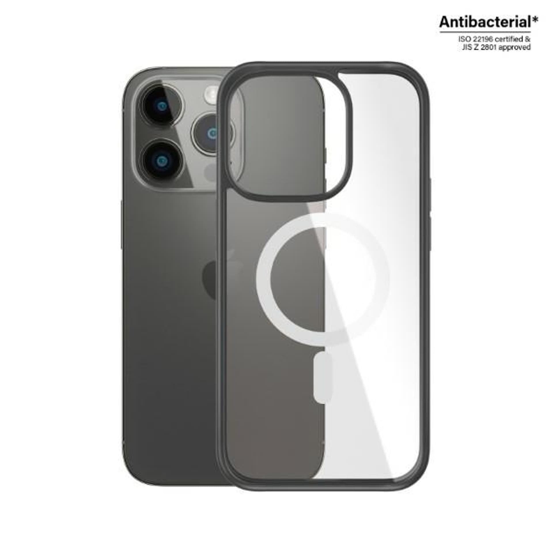 

PanzerGlass ClearCase MagSafe iPhone 14 Pro 6,1" Antibacterial czarny/black 0414