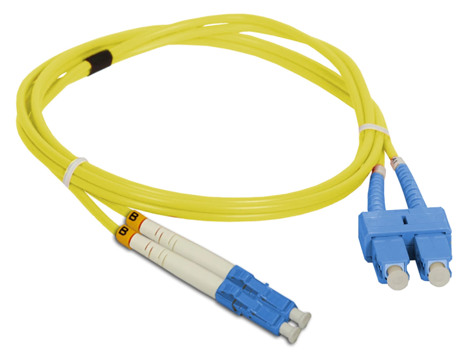 

Patchcord światłowodowy SM Alantec ( LC - SC duplex LSOH 1m żółty )