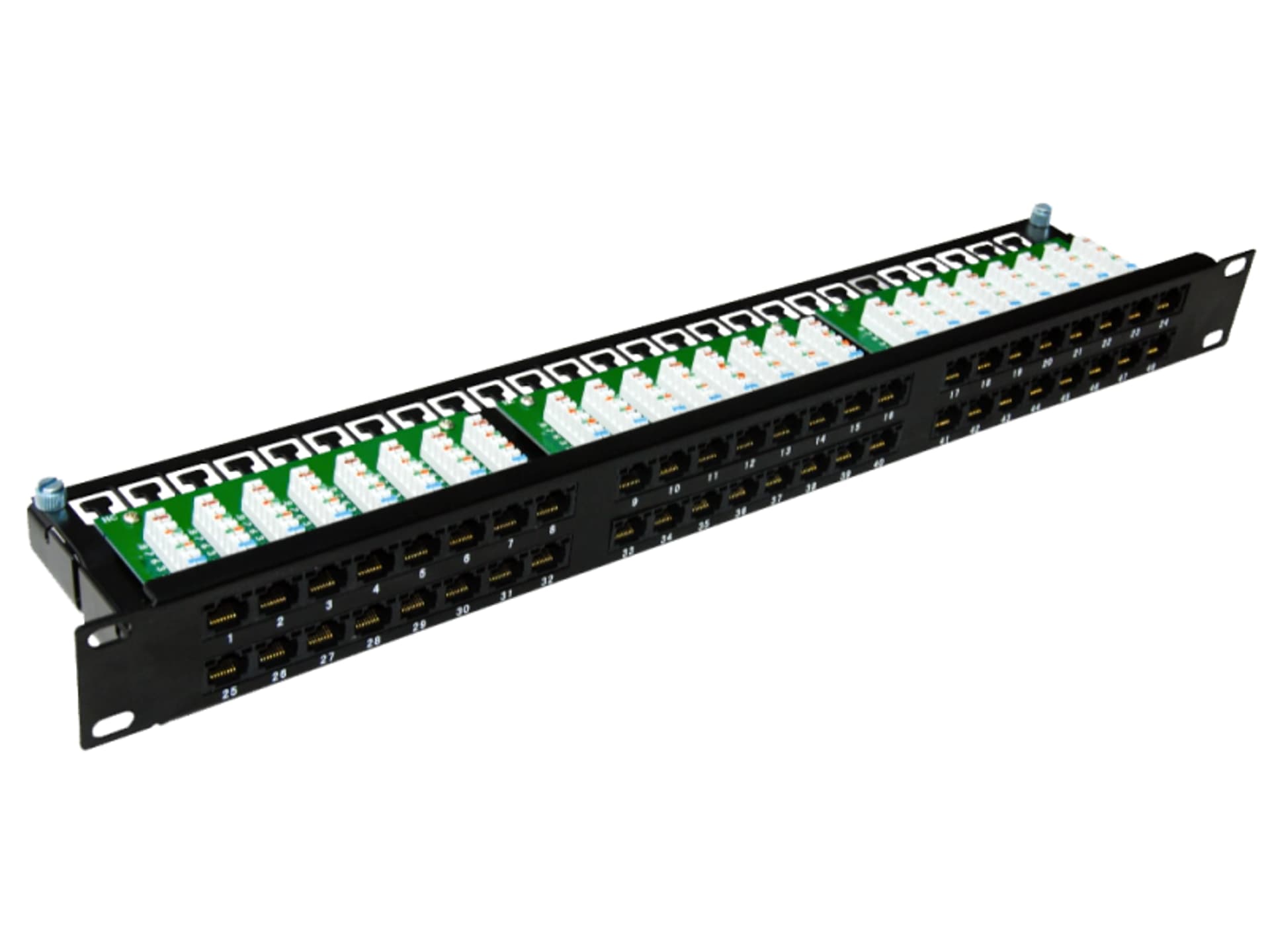 

Patch panel A-LAN PK030 (1U; 19"; kat. 6; UTP; 48xRJ-45)