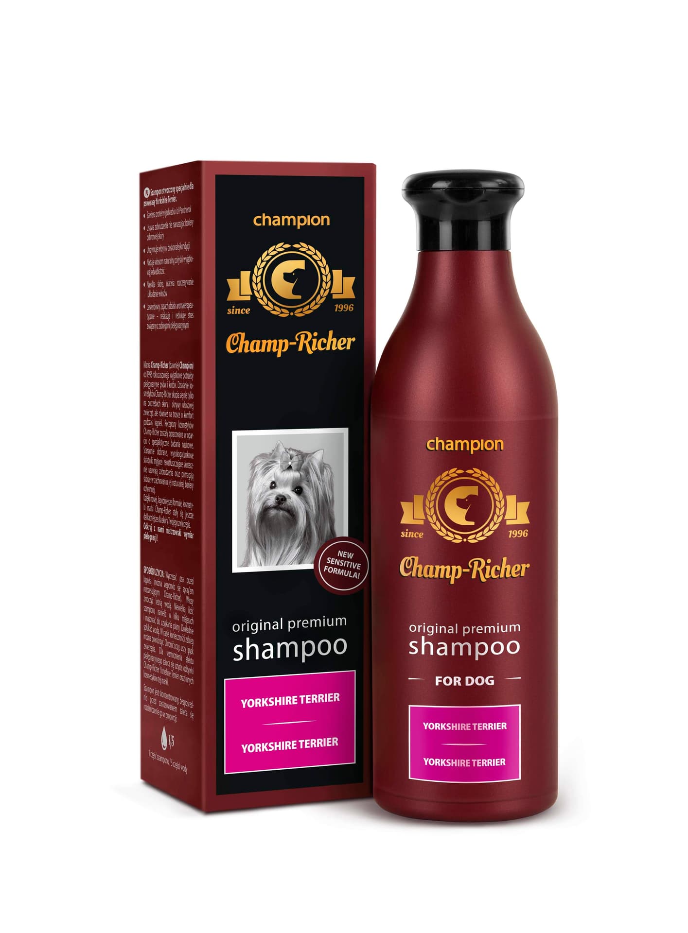 

Champ-Richer Szampon dla psów rasy york 250ml