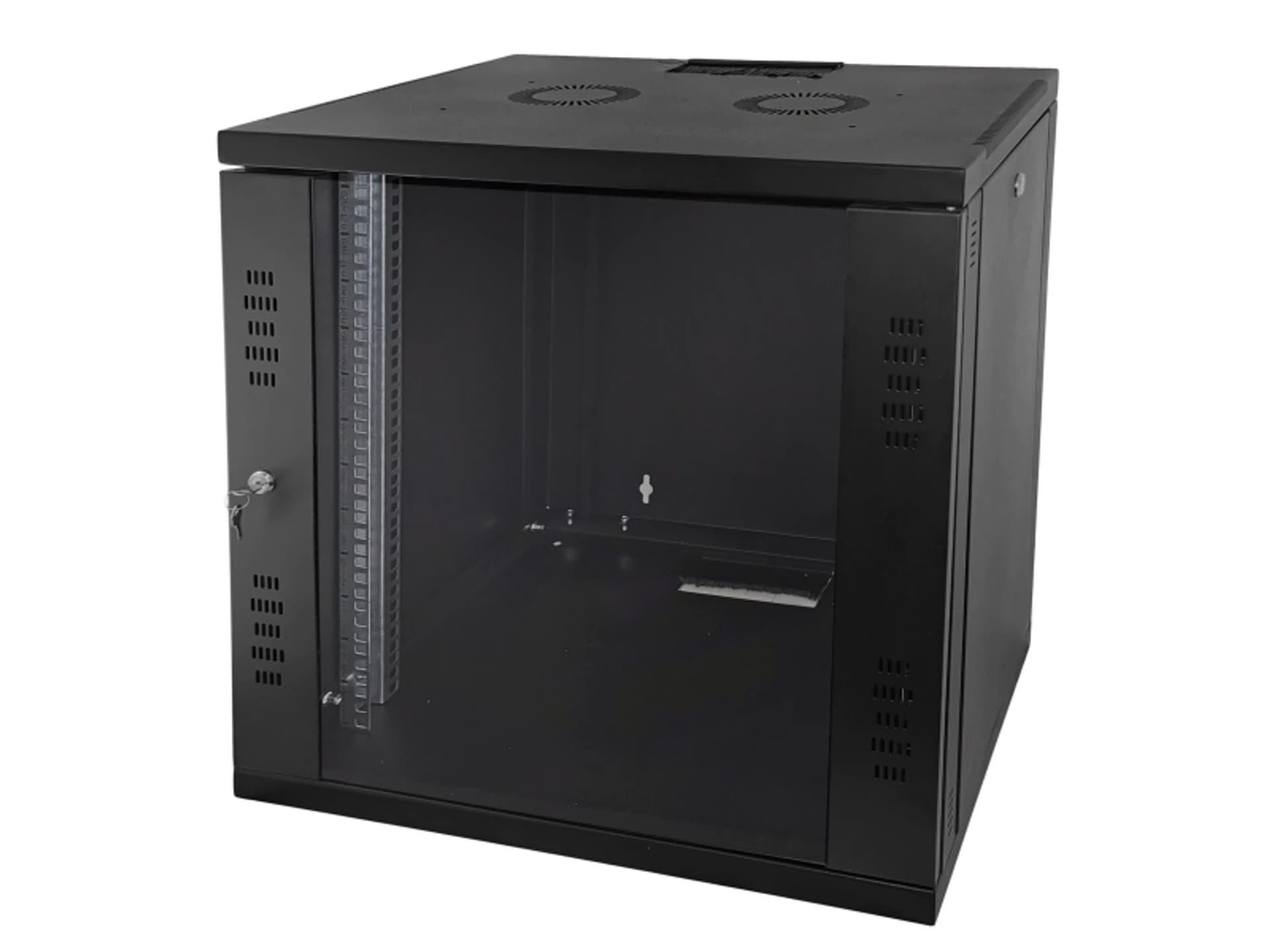 

Alantec-szafa wisząca 19" 15U 450mm czarn flat pack