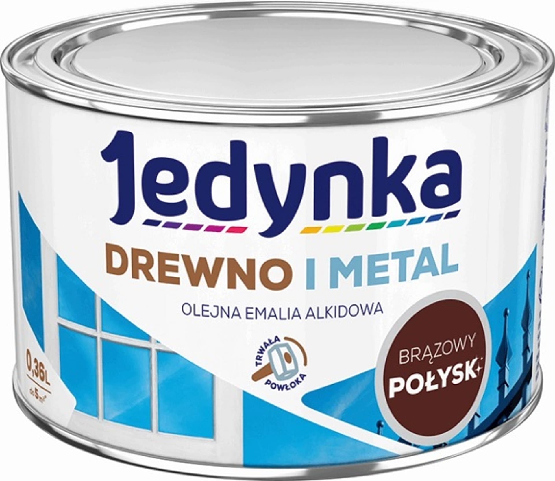 

EMALIA ALKIDOWA DO DREWNA I METALU BRĄZOWA 0,36L