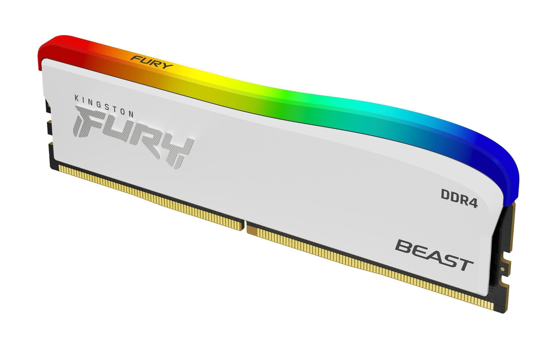 

Pamięć RAM Kingston Fury Beast RGB White Limited Edition 16GB (2x8GB) DDR4 3600MHz, 2x8gb) ddr4 3600mh