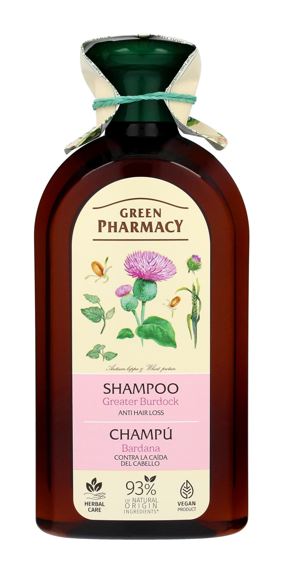 

Green Pharmacy Szampon przeciw wypadaniu włosów z Łopianem - 350ml