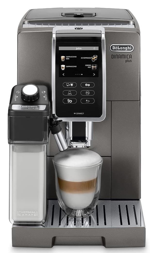 

Ekspres ciśnieniowy automatyczny DeLonghi ECAM 370.95.T (1450W; kolor tytanowy)