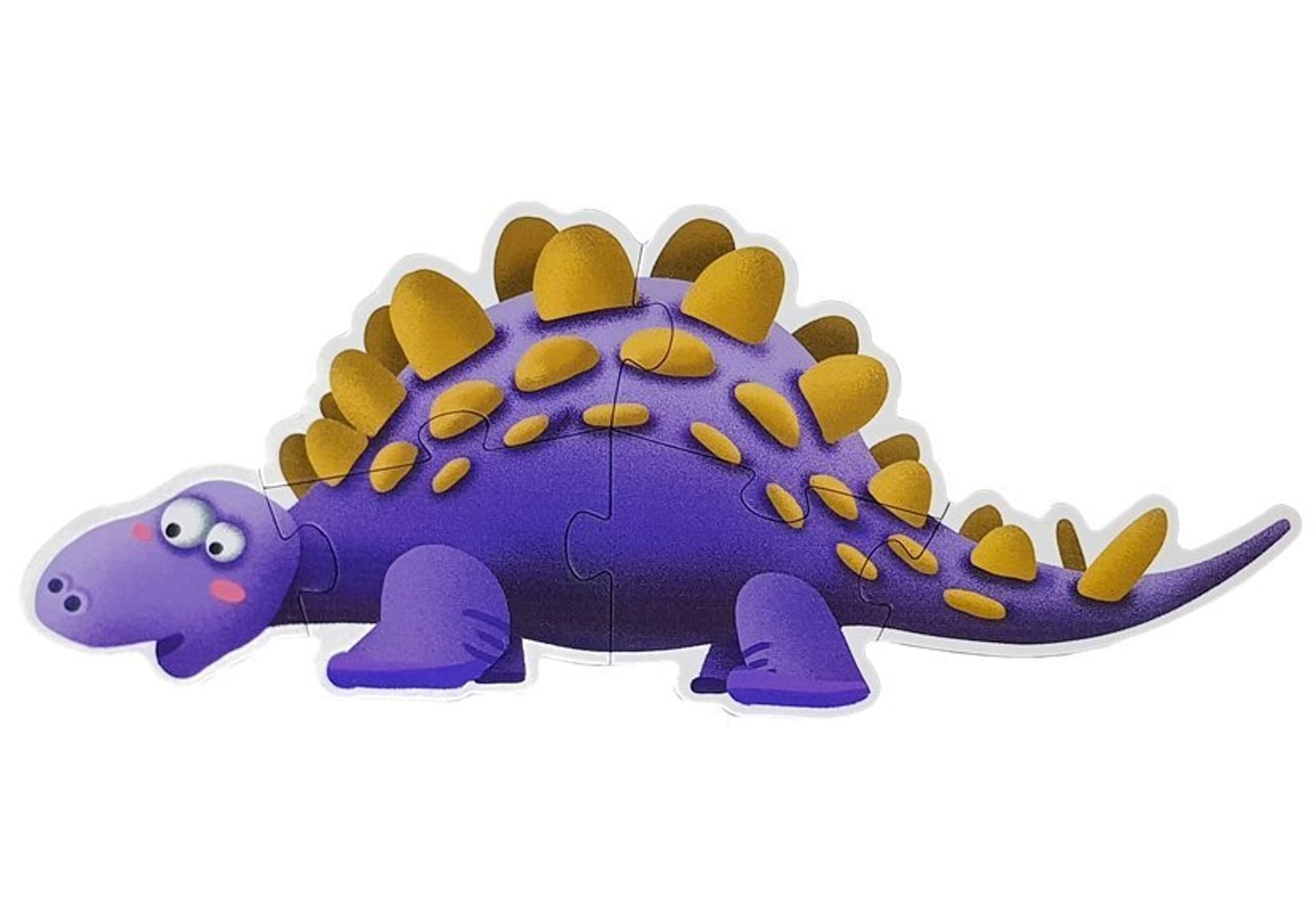 

Puzzle Świat Dinozaurów 31 elementów 6 Dinozaurów Diplodok Tyranozaur