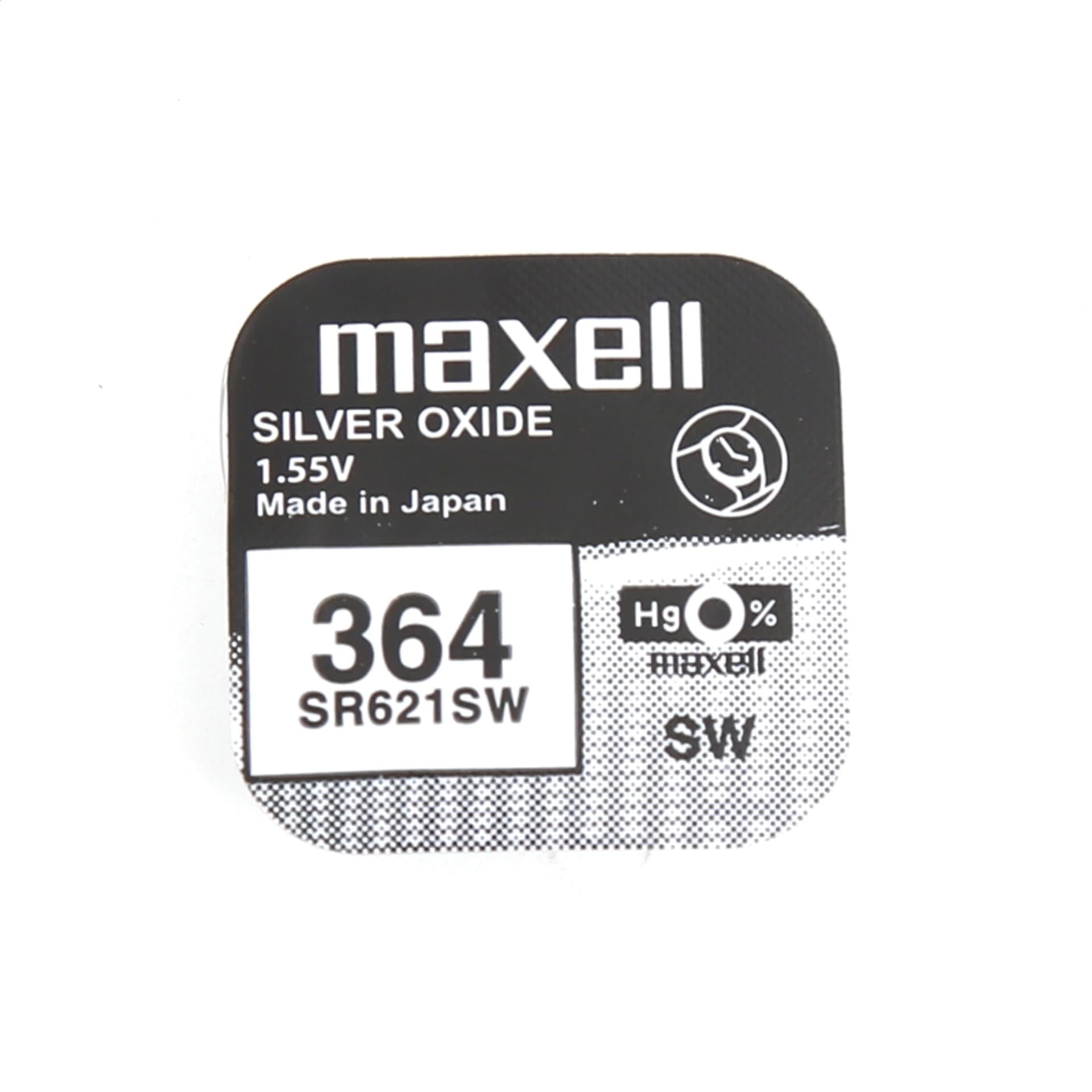 

MAXELL BATTERY SR621SW SR COIN [364] BLISTER*1 10145300
