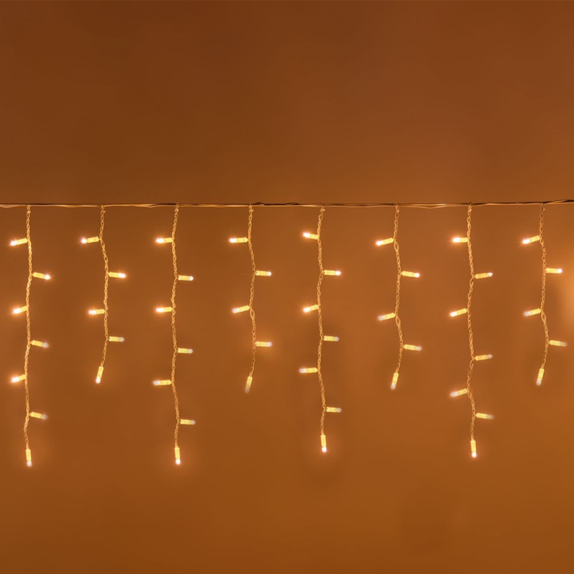 

Światełka sople kurtyna girlanda 300 LED dekoracja CIEPŁY BIAŁY WSC-6634CB