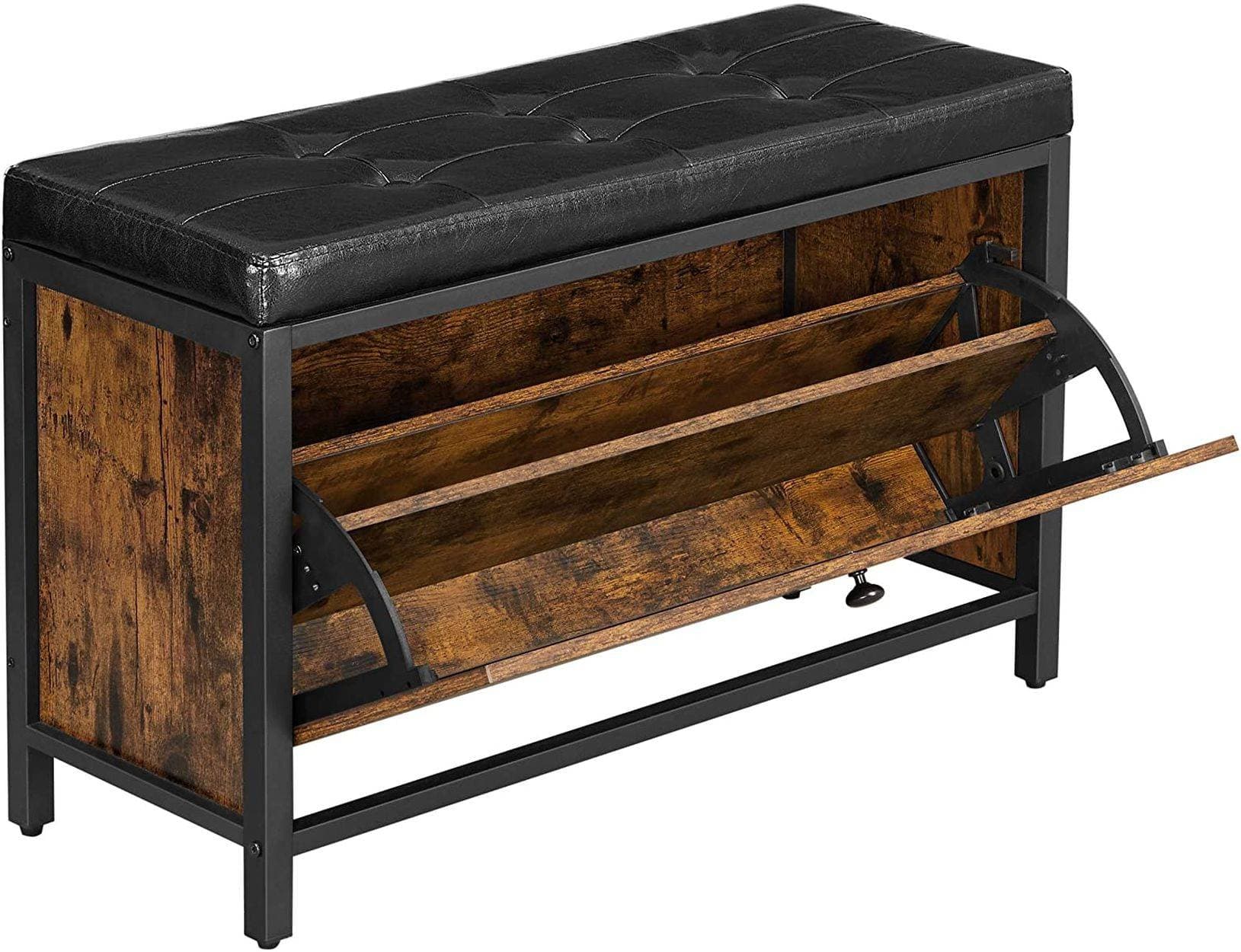 

Ławka na buty z siedziskiem LOFT modern 80 cm