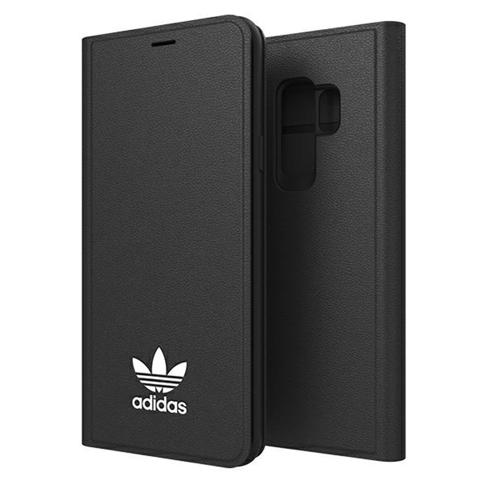 

Oryginalne Etui SAMSUNG GALAXY S9+ Adidas Booklet Case New Basics (29933) czarne, 29933) czarn