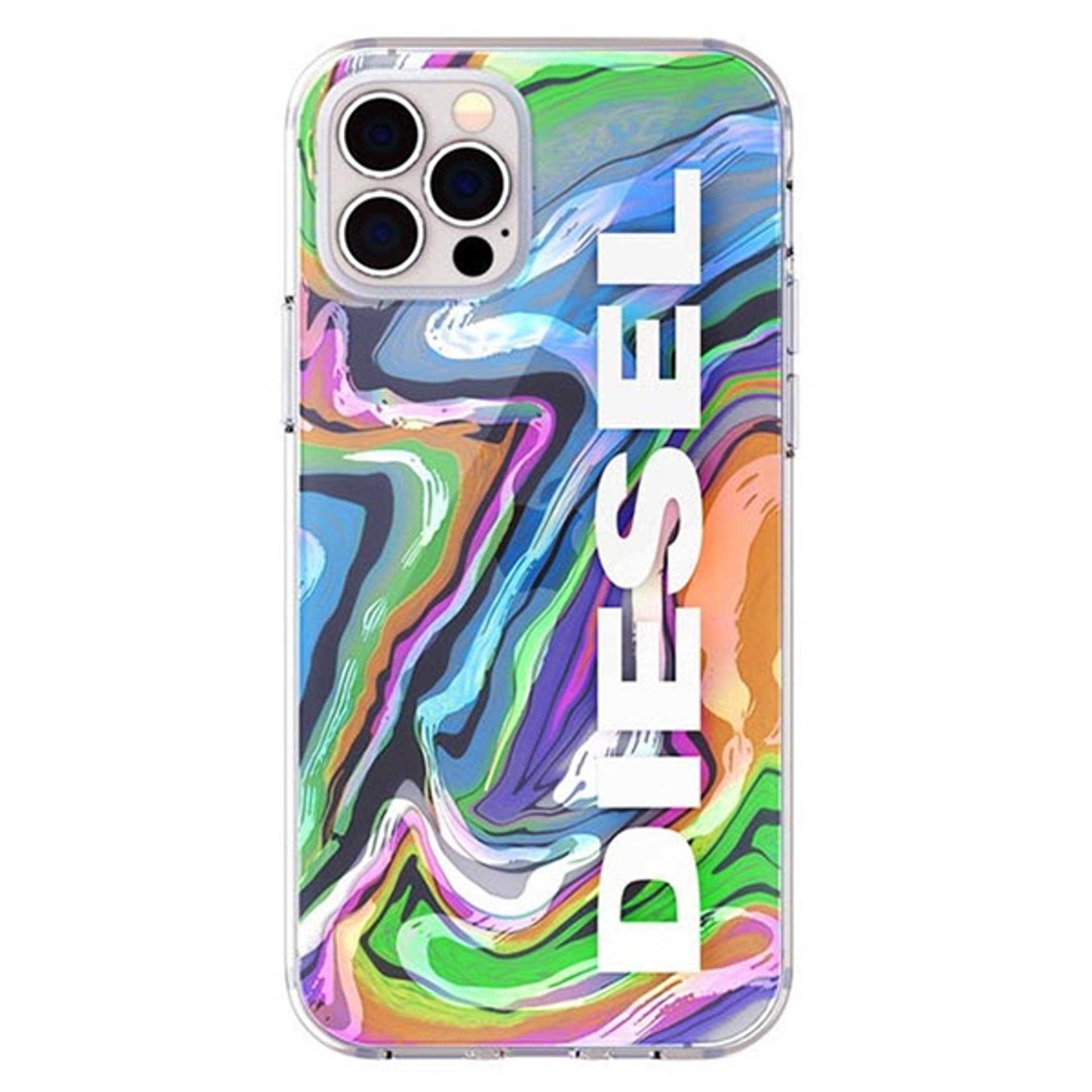 

Diesel Clear Case Digital Holographic AOP iPhone 12/12 Pro holograficzny-biały/holographic-white 44315