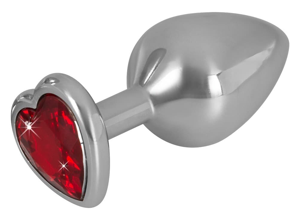 

Korek analny aluminiowy Diamond Serce 8,2 cm